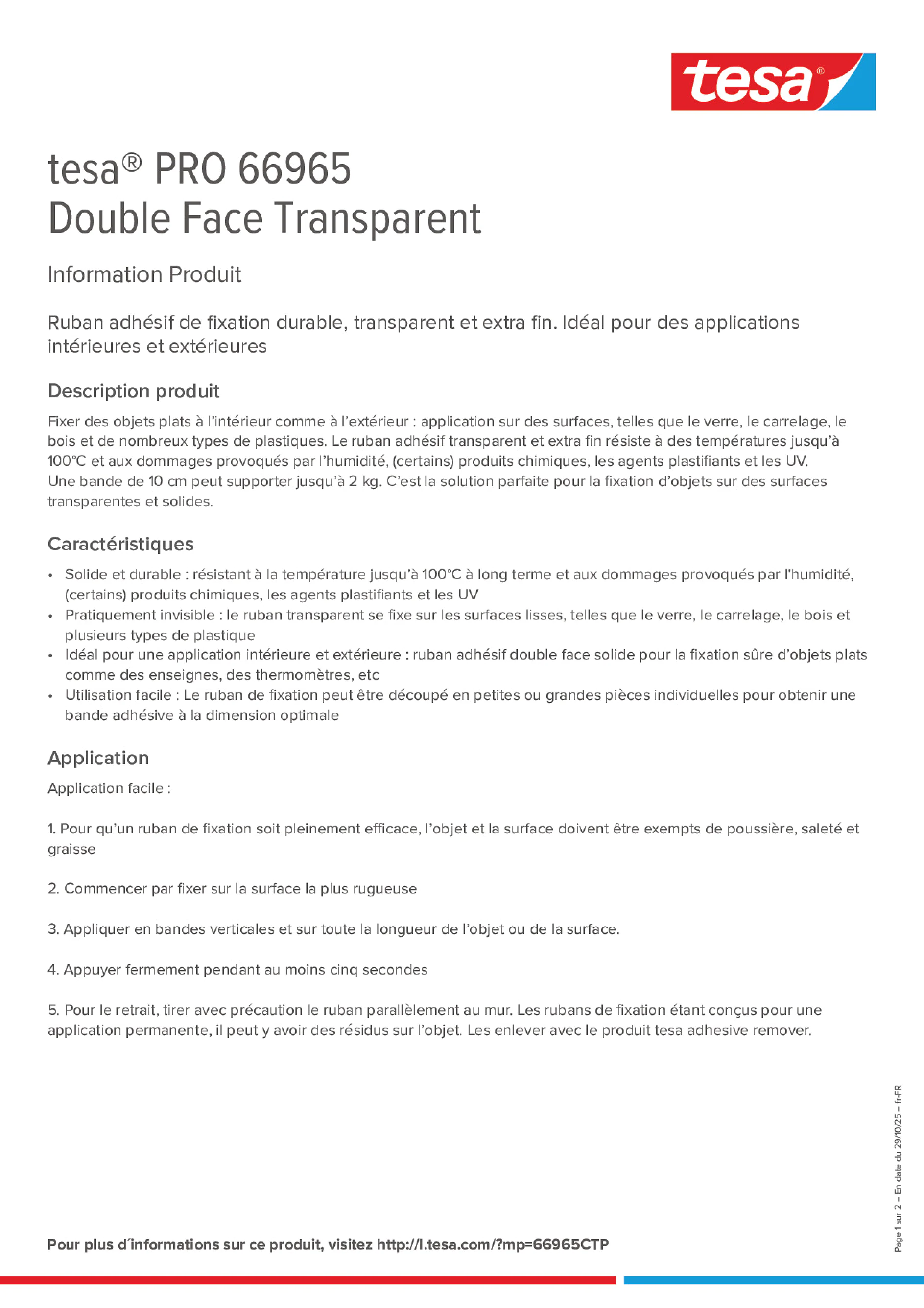 Product information_tesa® PRO 66965_fr-FR