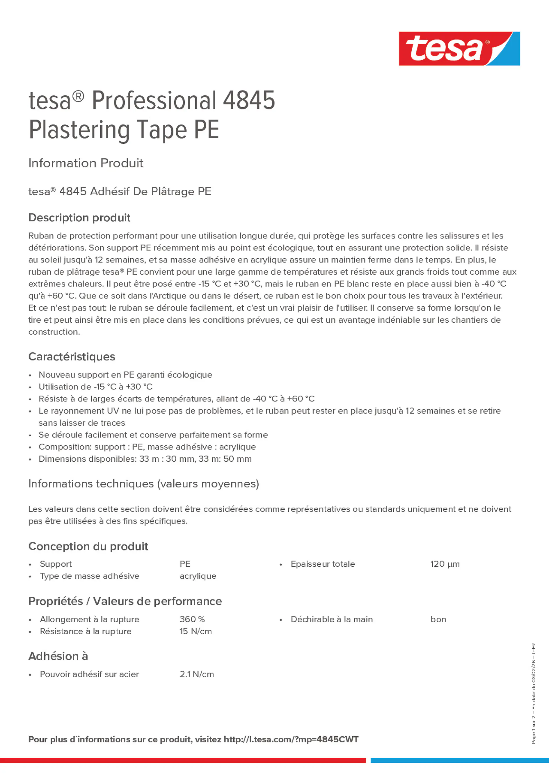 Product information_tesa® Professional 04845_fr-FR