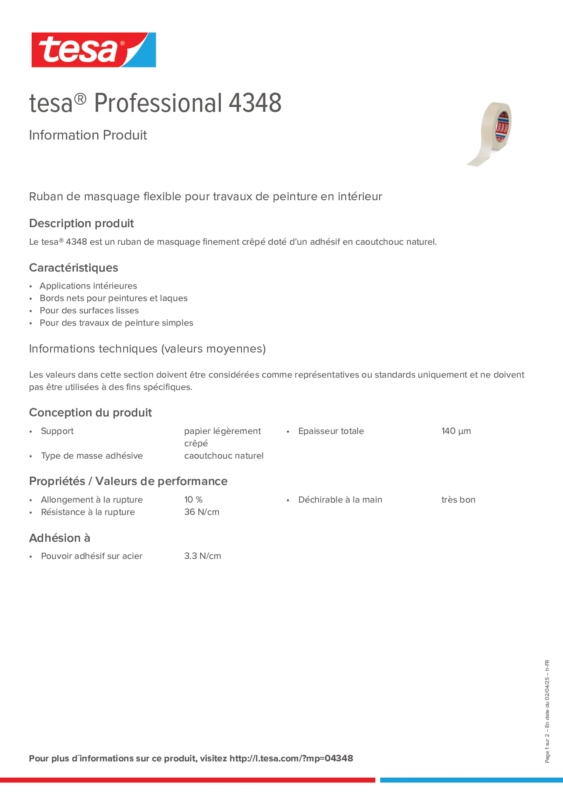 Product information_tesa® Professional 04348_fr-FR