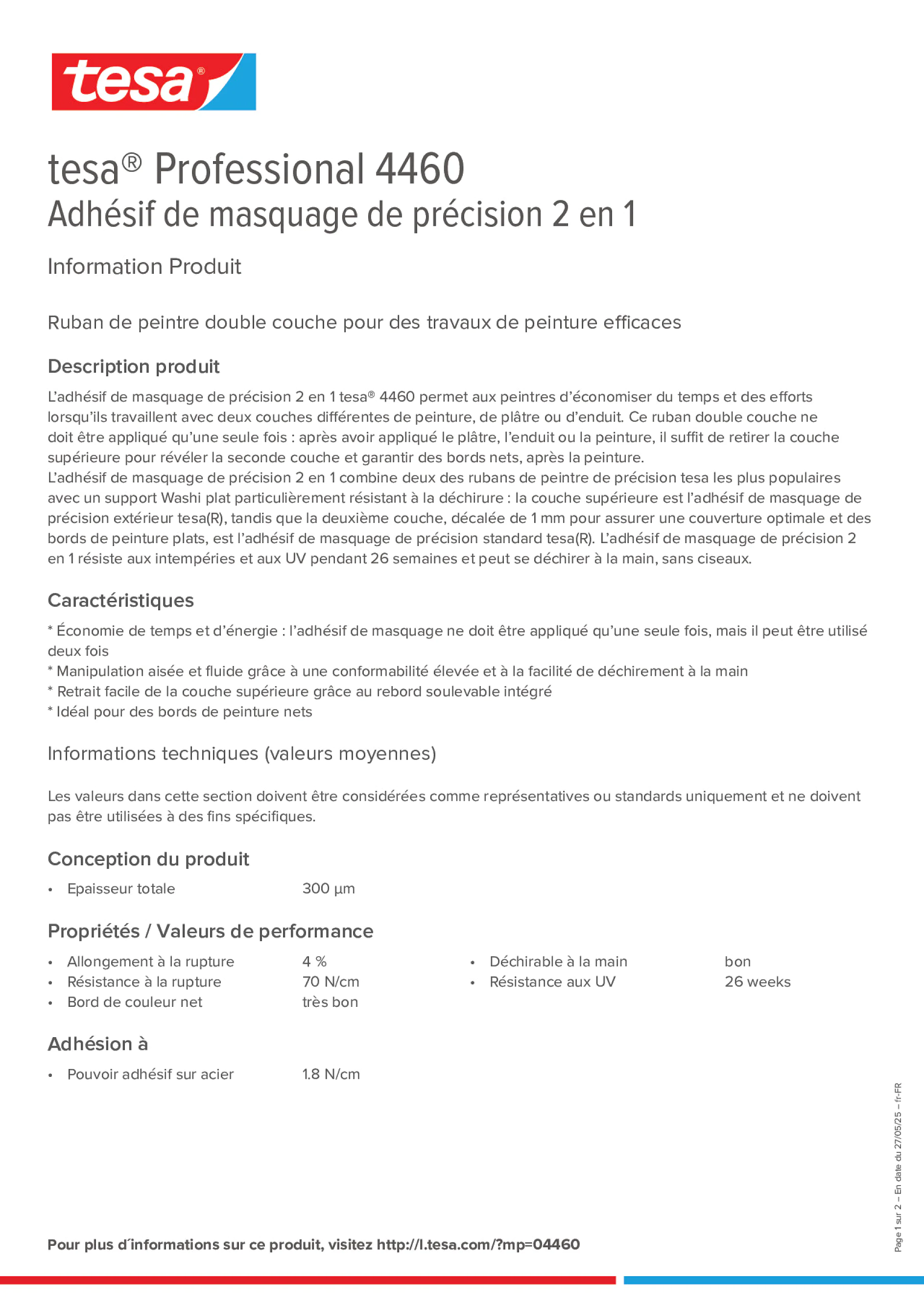 Product information_tesa® Professional 04460_fr-FR