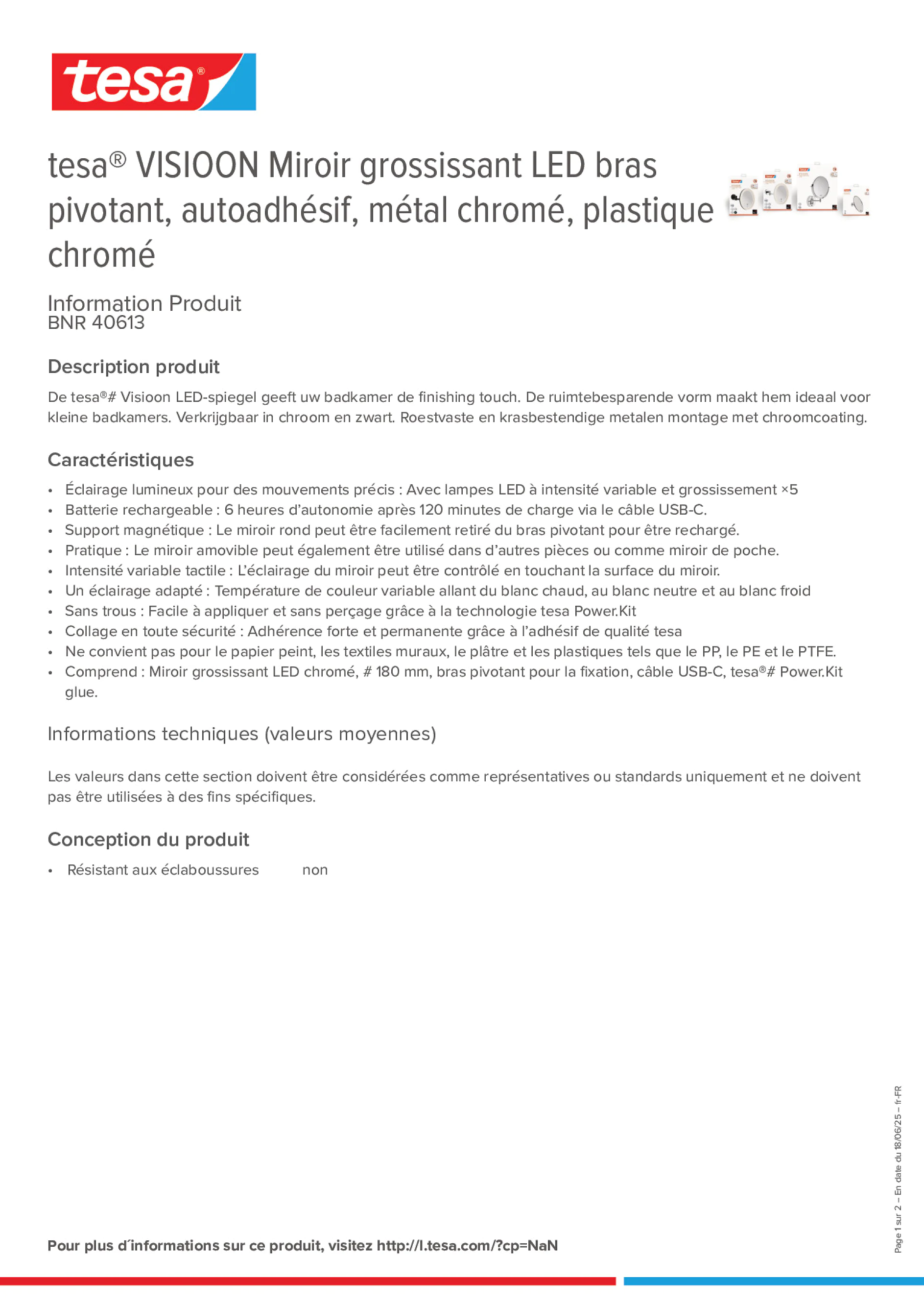 Product information_tesa® 40613_fr-FR