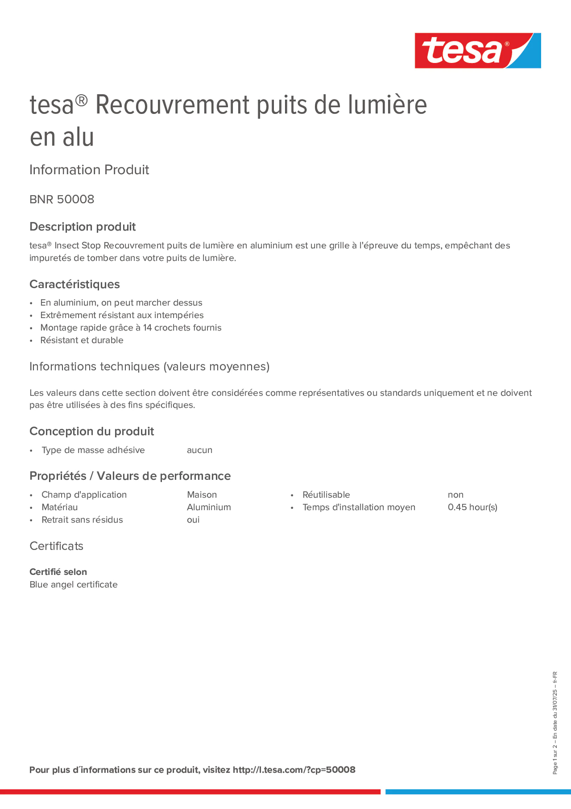 Product information_tesa® 50008_fr-FR