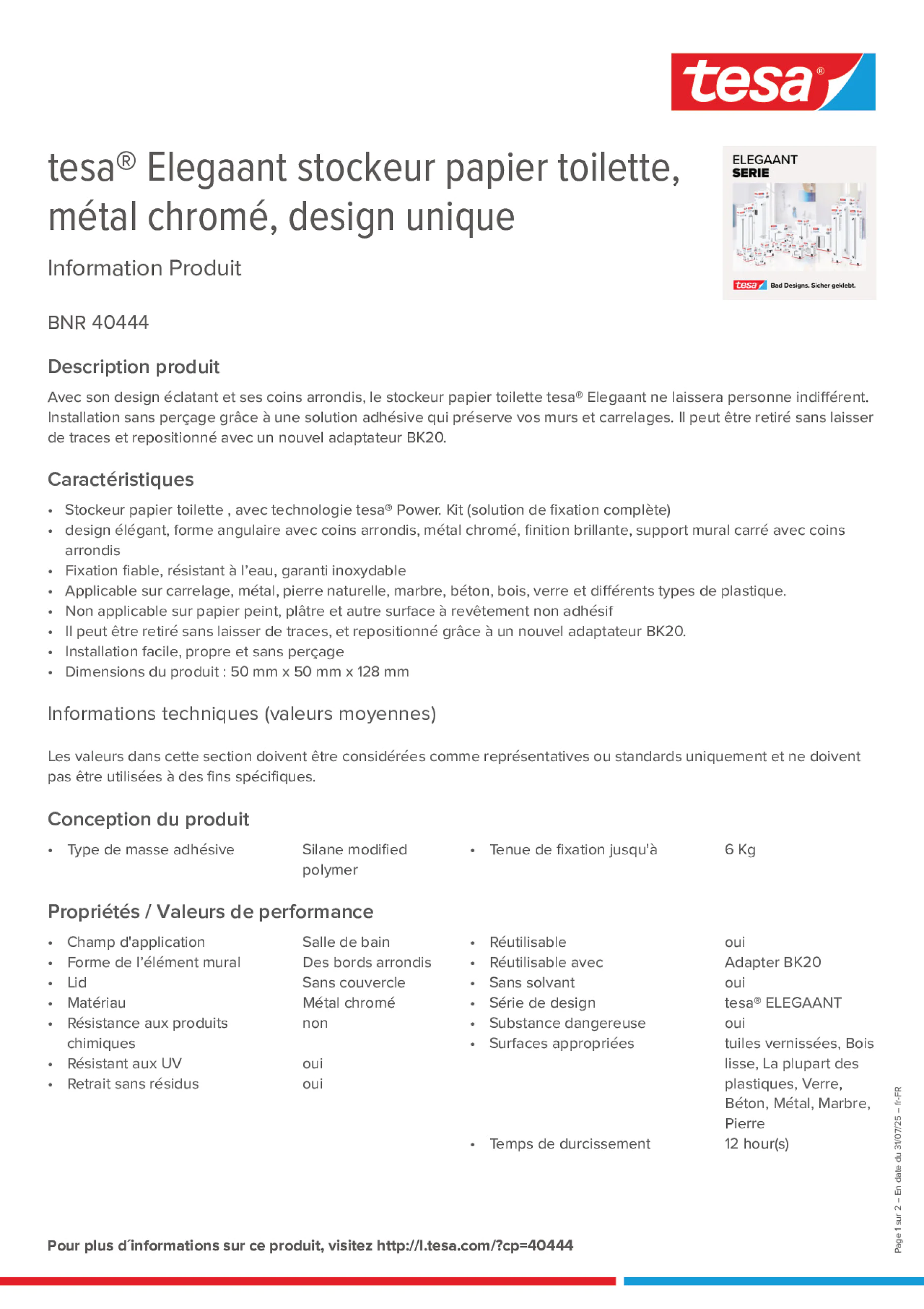 Product information_tesa® 40444_fr-FR