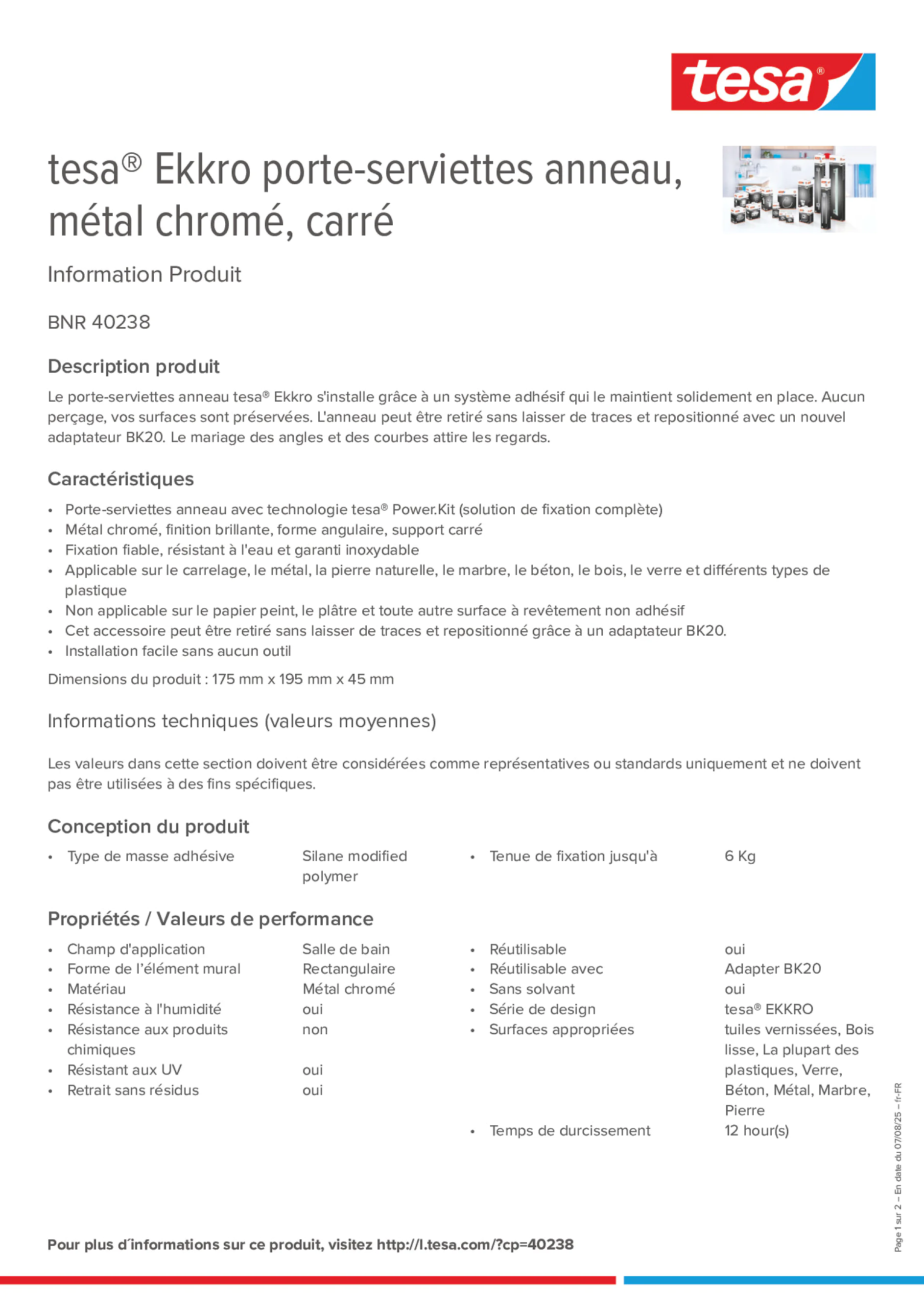 Product information_tesa® 40238_fr-FR