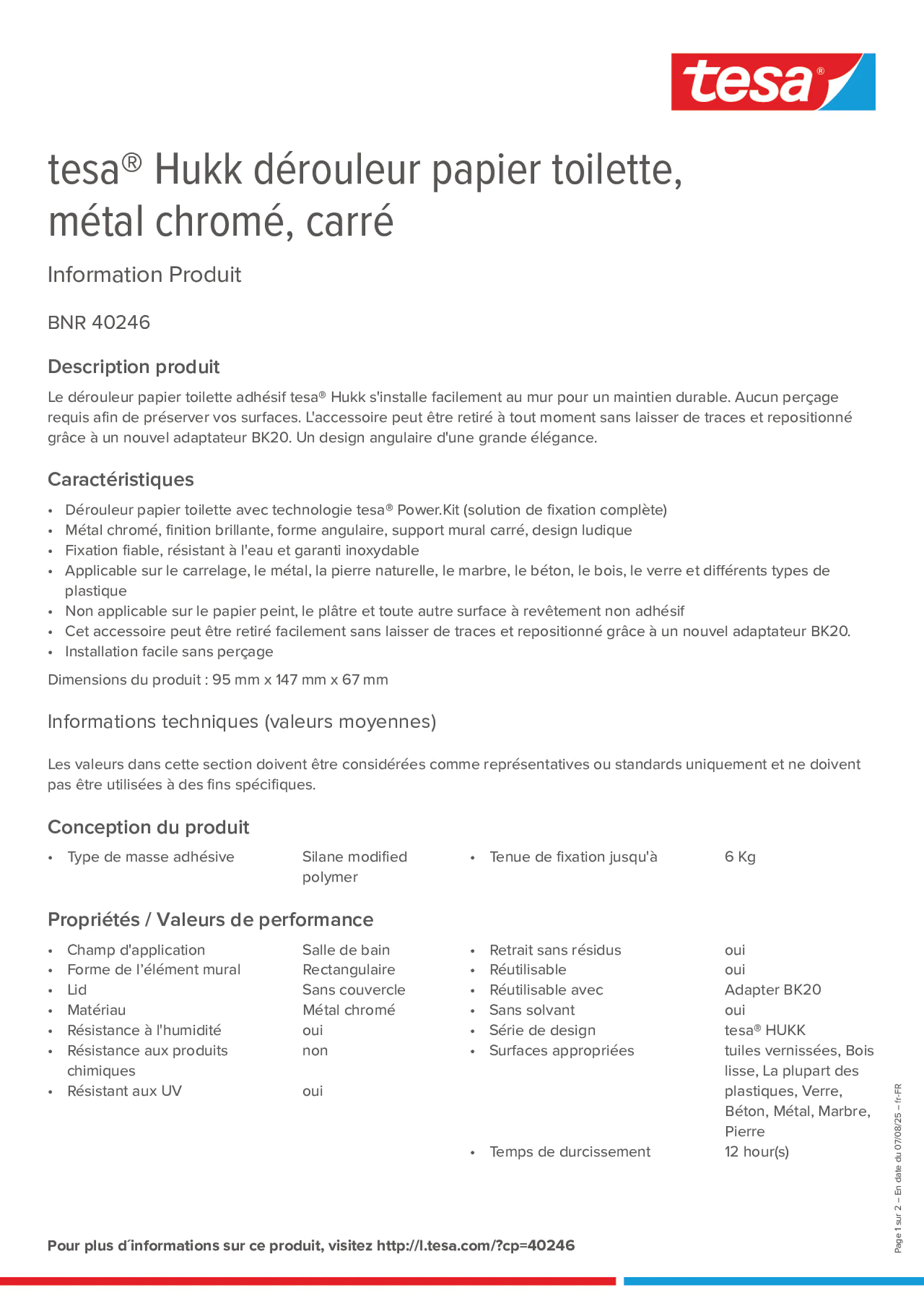 Product information_tesa® 40246_fr-FR