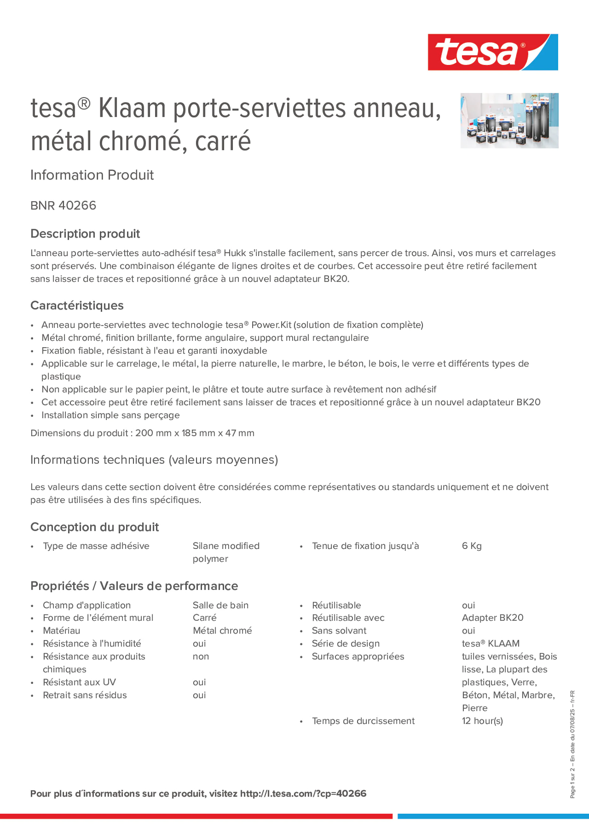 Product information_tesa® 40266_fr-FR