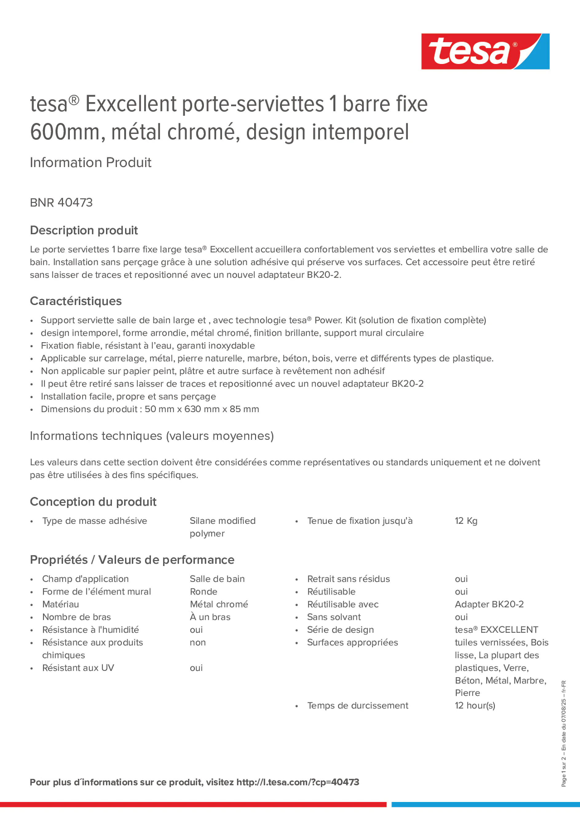 Product information_tesa® 40473_fr-FR