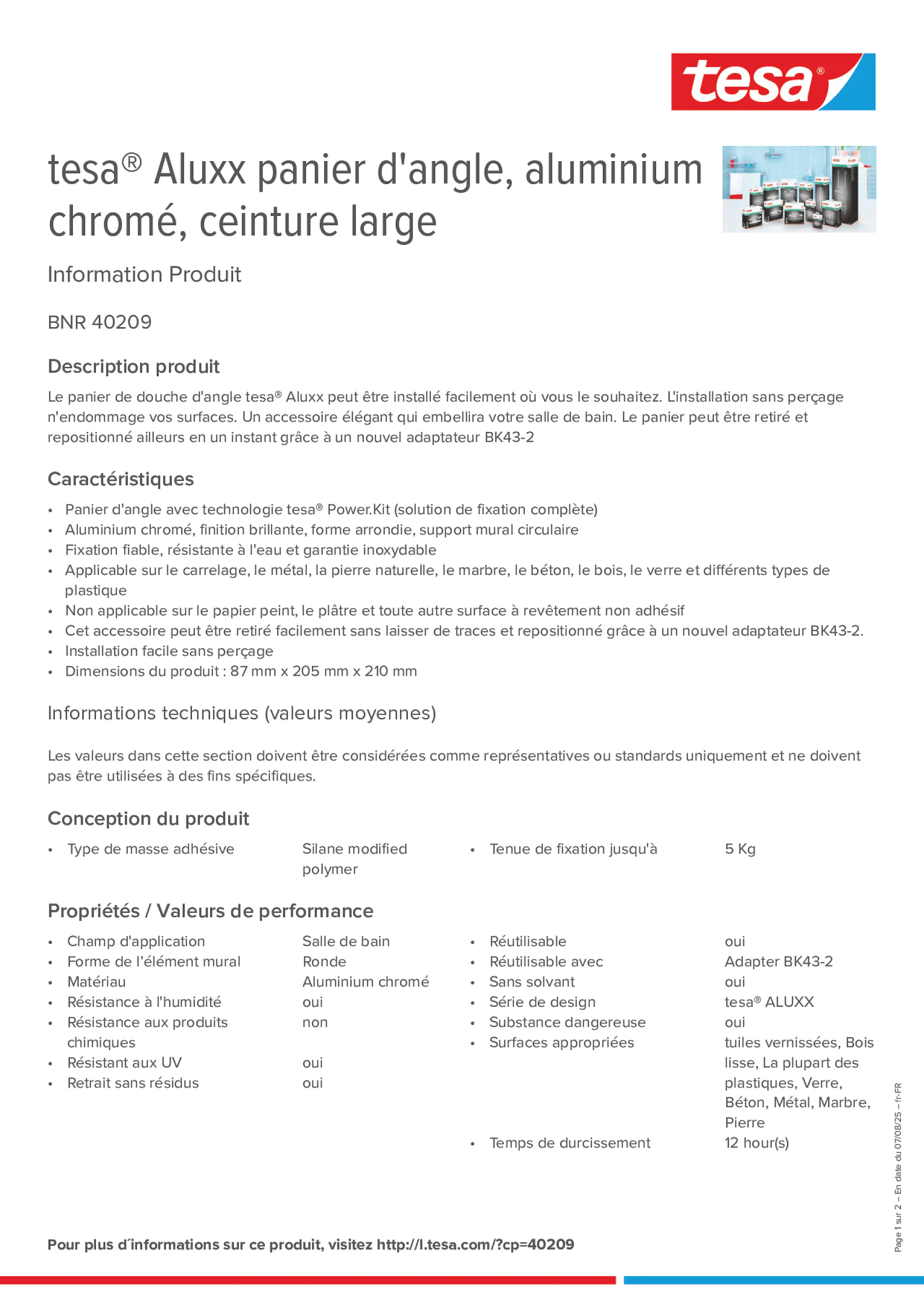Product information_tesa® 40209_fr-FR