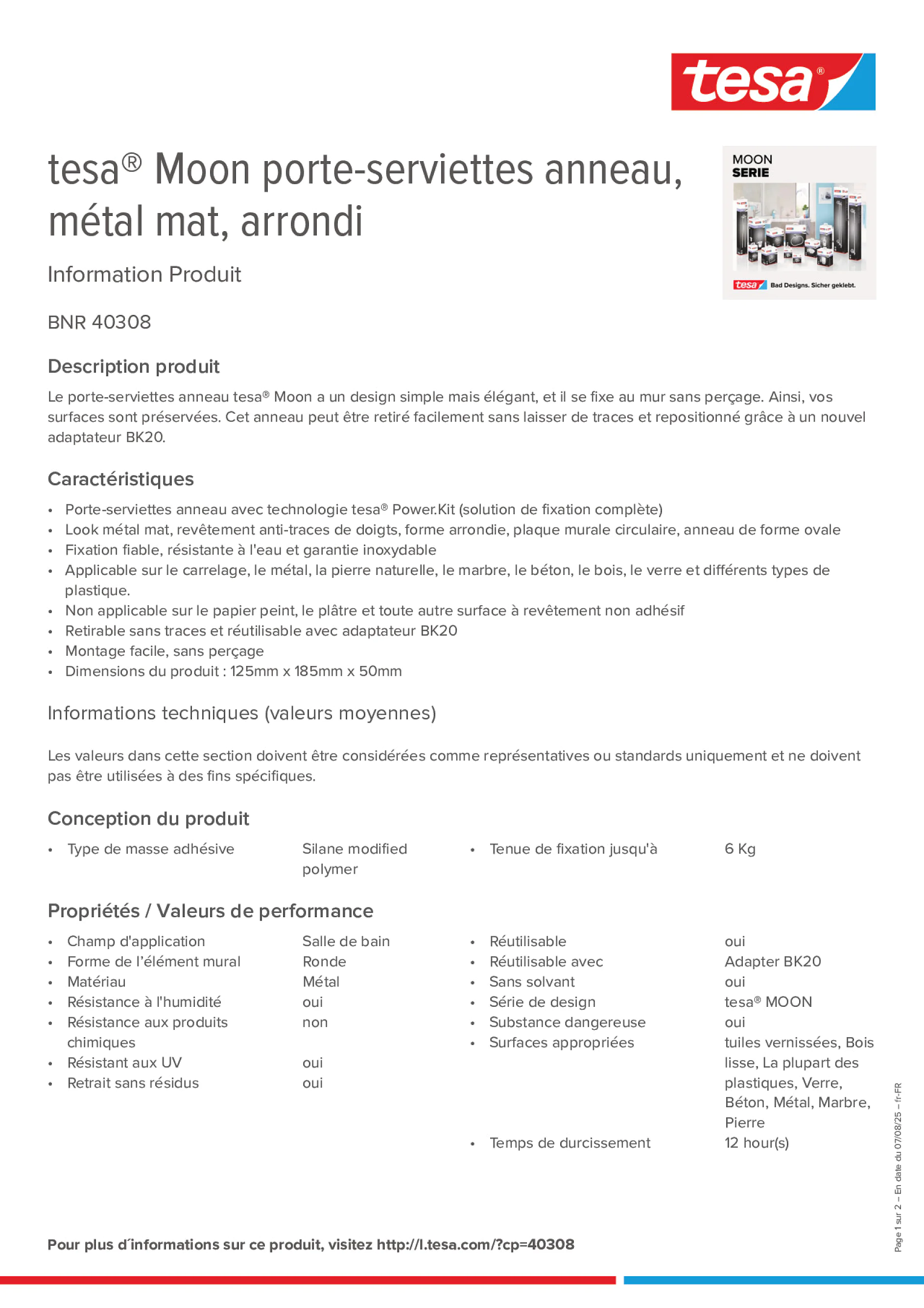 Product information_tesa® 40308_fr-FR