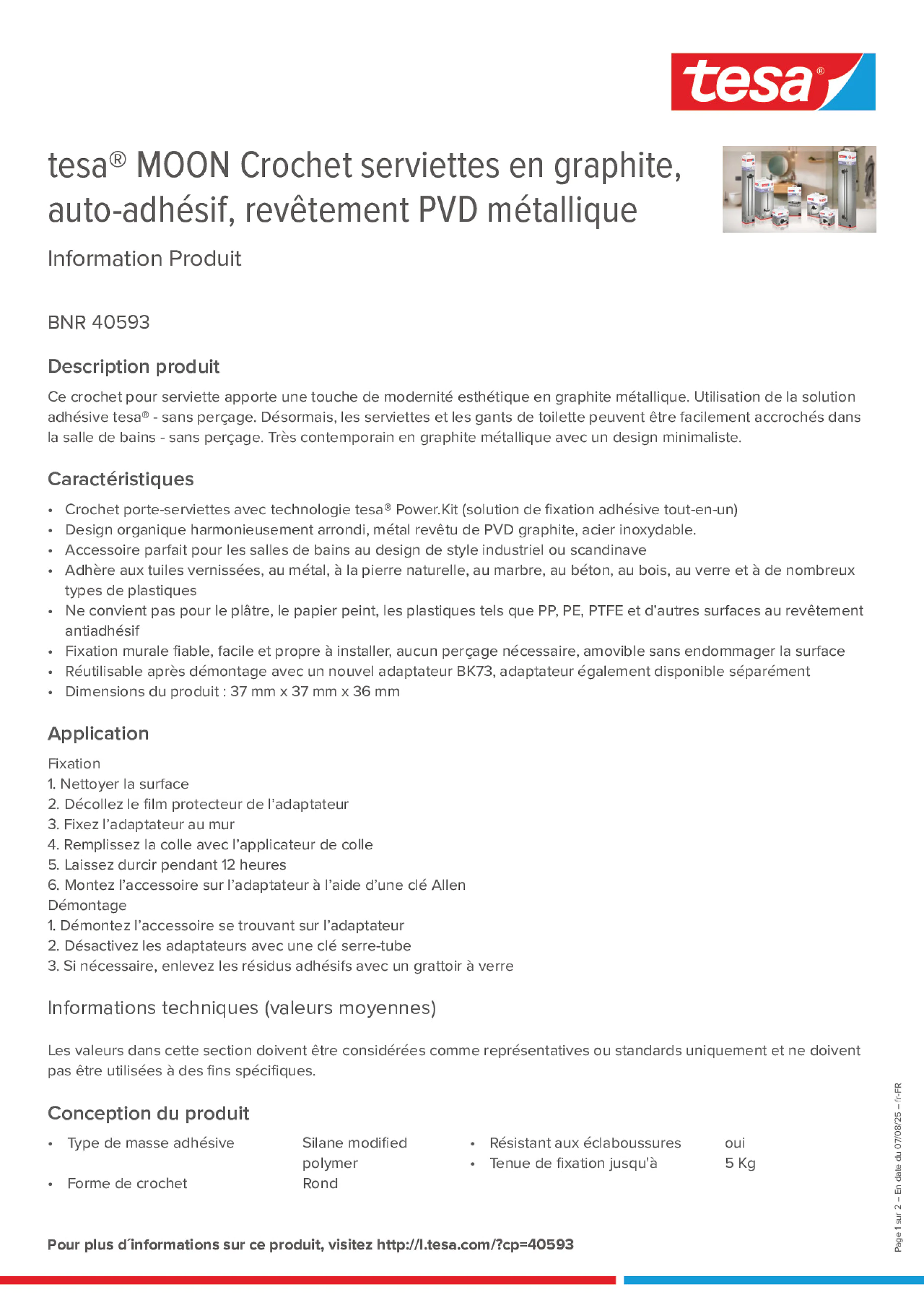 Product information_tesa® 40593_fr-FR