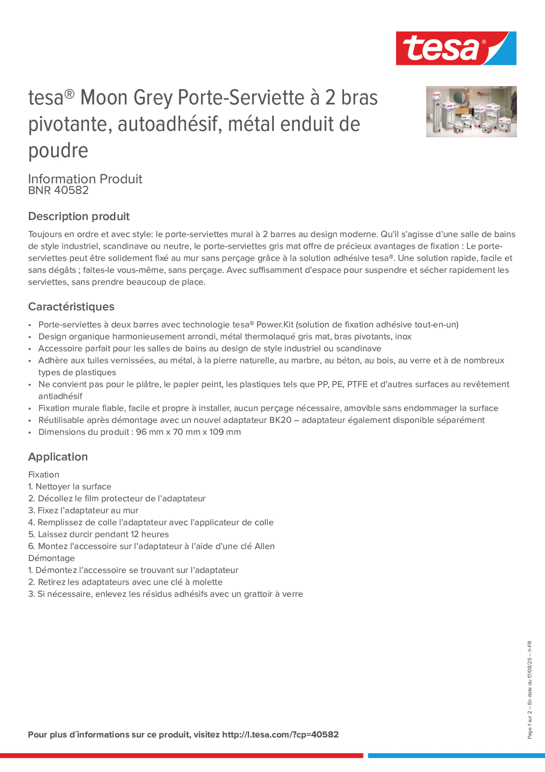 Product information_tesa® 40582_fr-FR