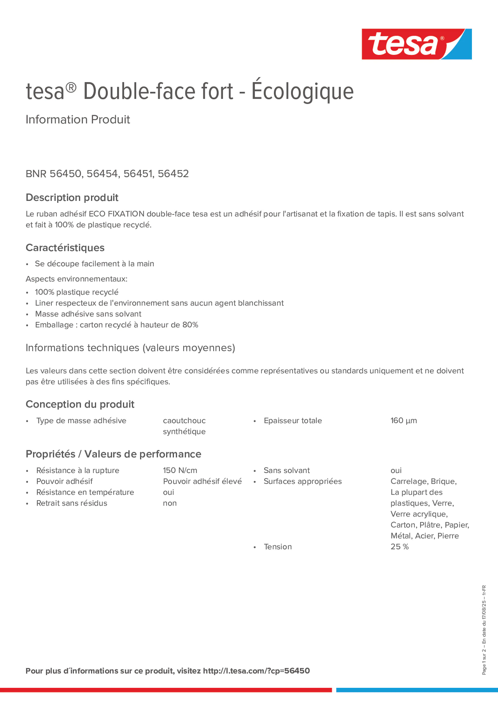 Product information_tesa® 56450_fr-FR