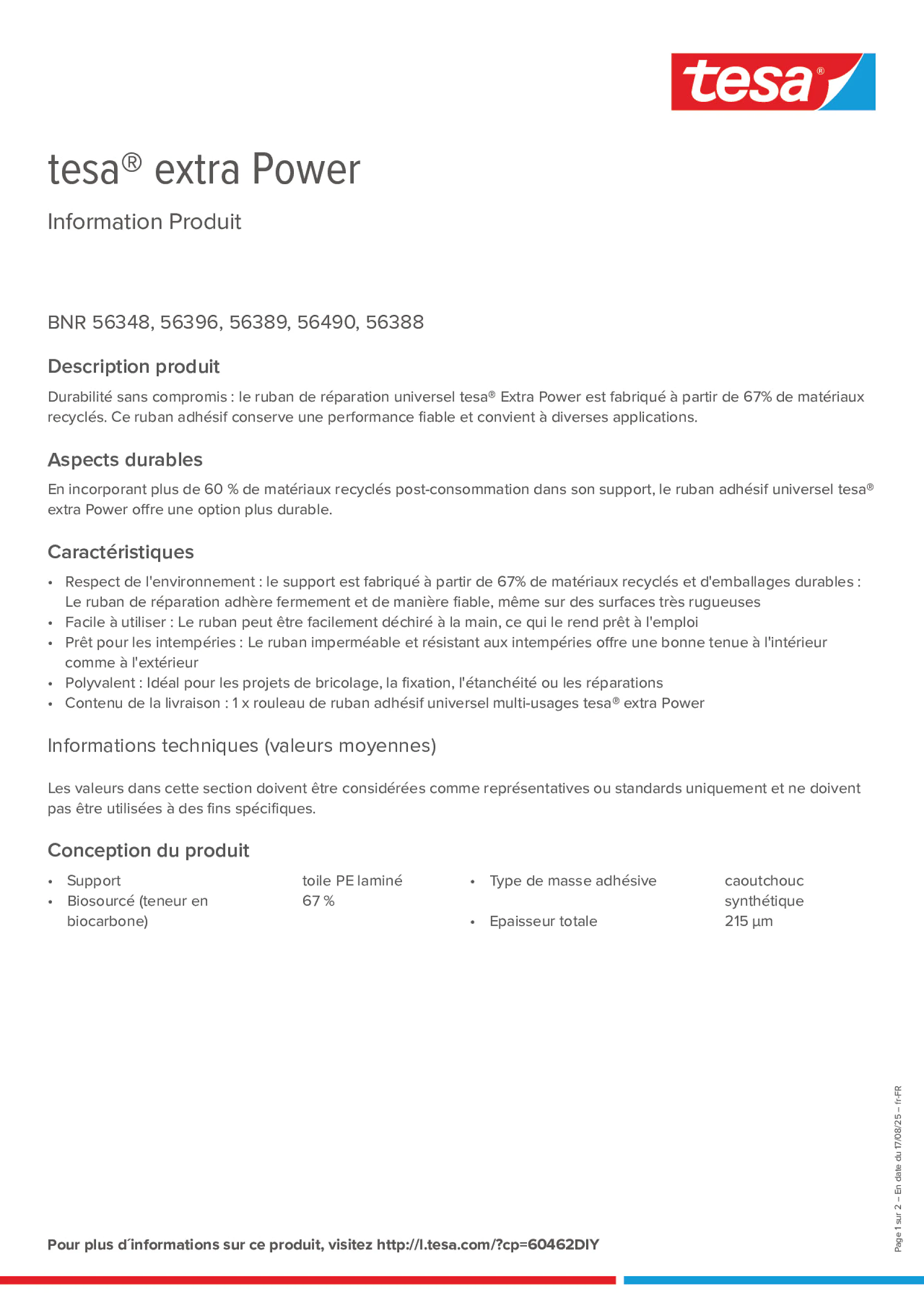 Product information_tesa® extra Power 56348_fr-FR