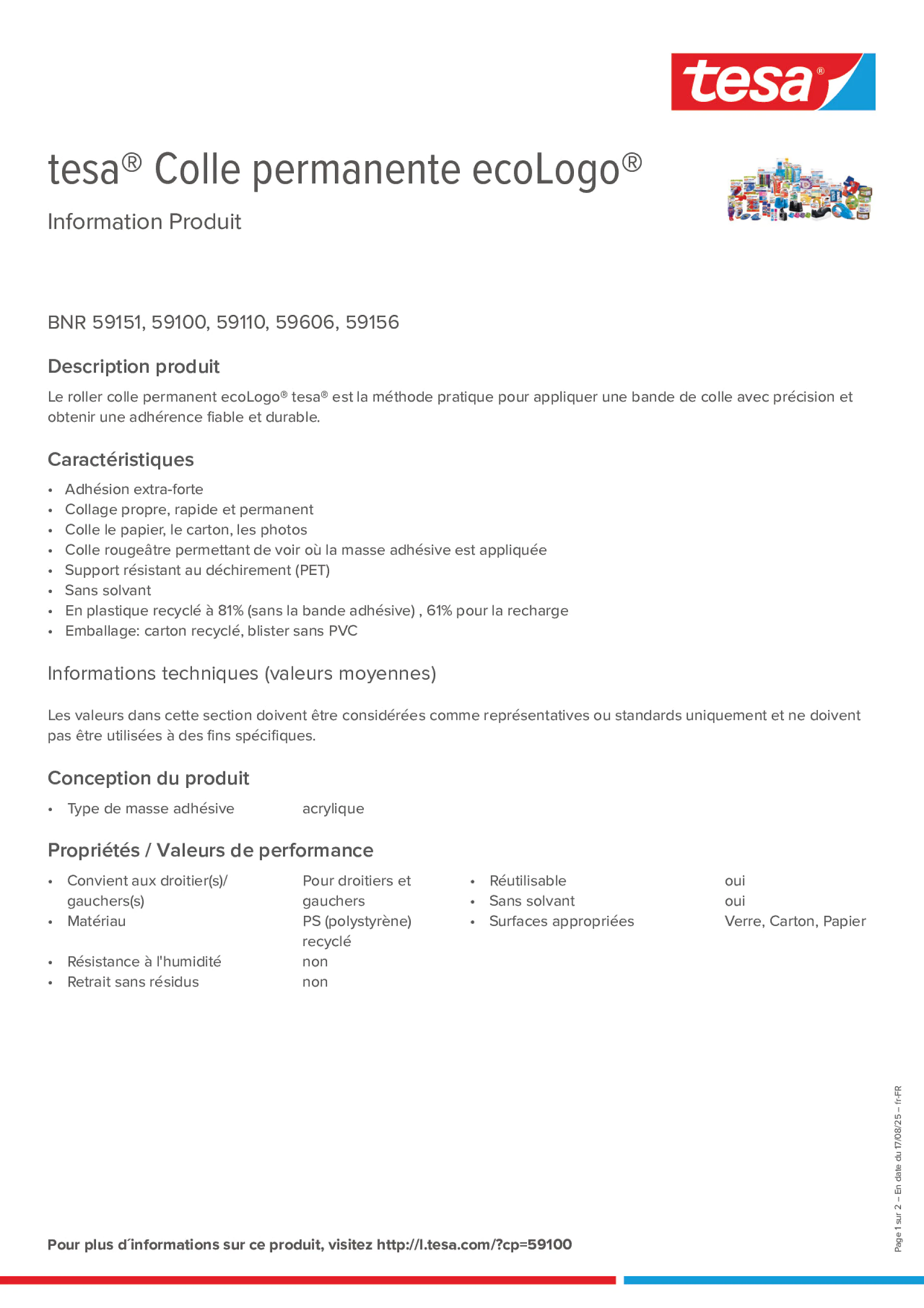 Product information_tesa® 59156_fr-FR