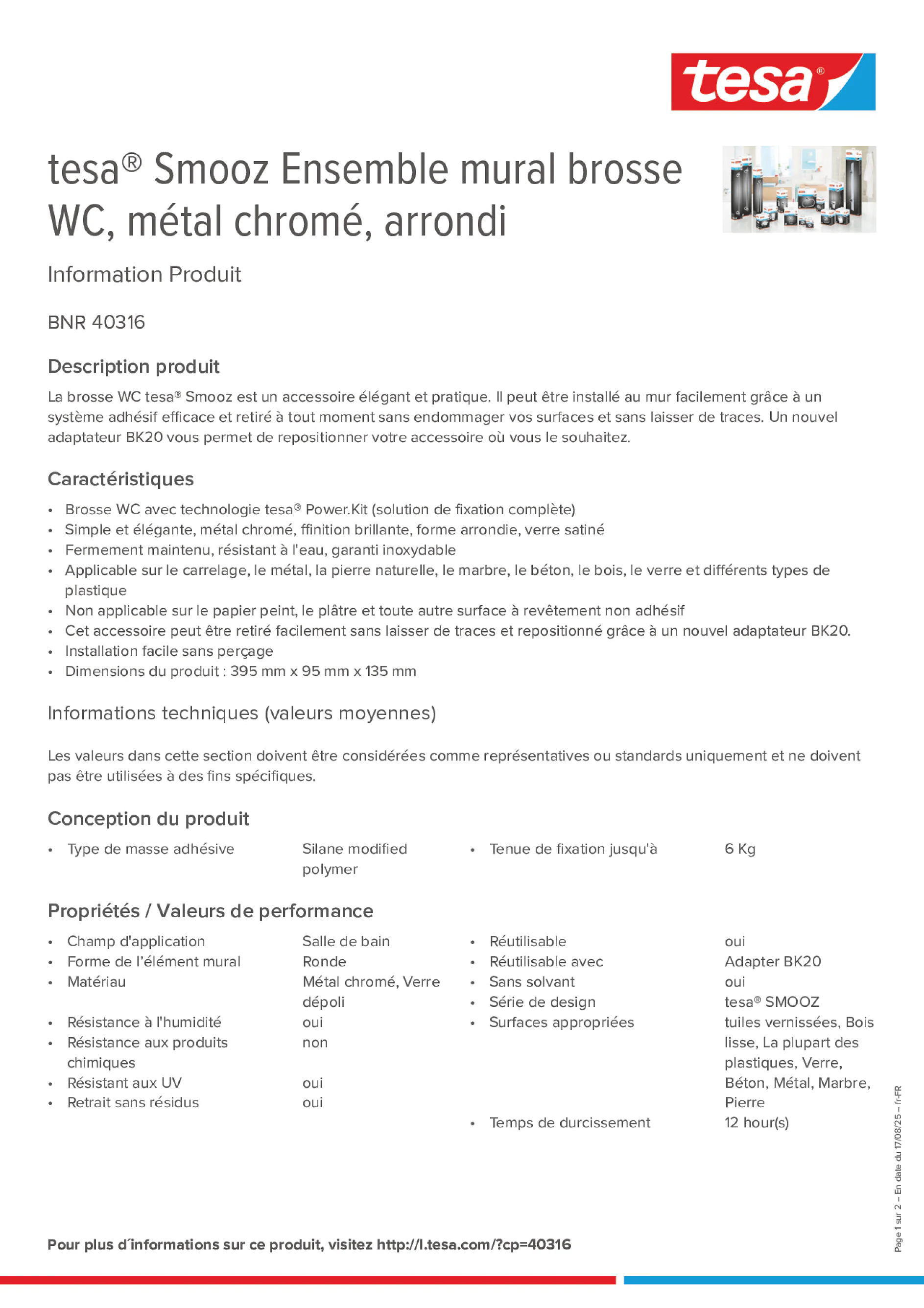 Product information_tesa® 40316_fr-FR