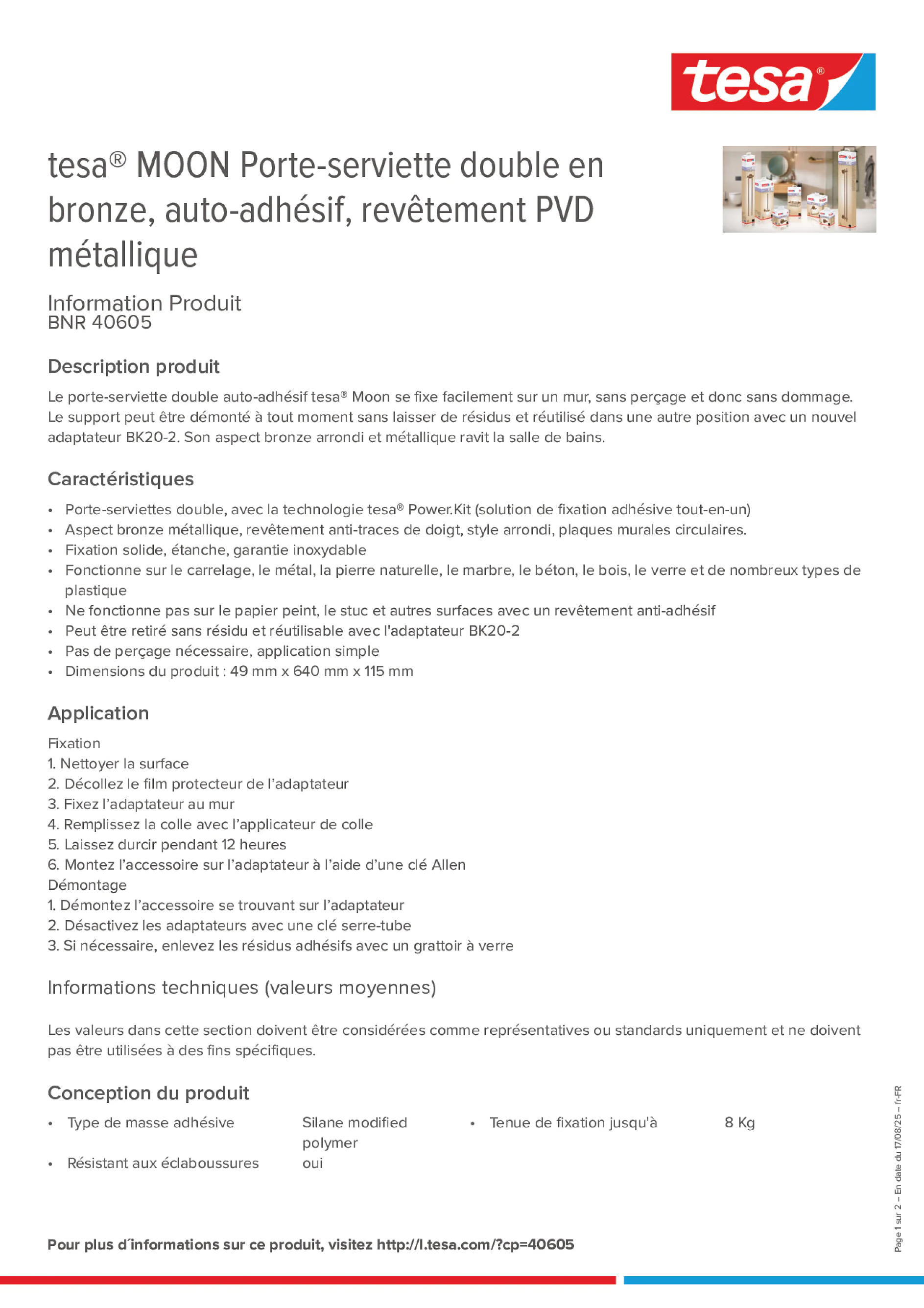 Product information_tesa® 40605_fr-FR