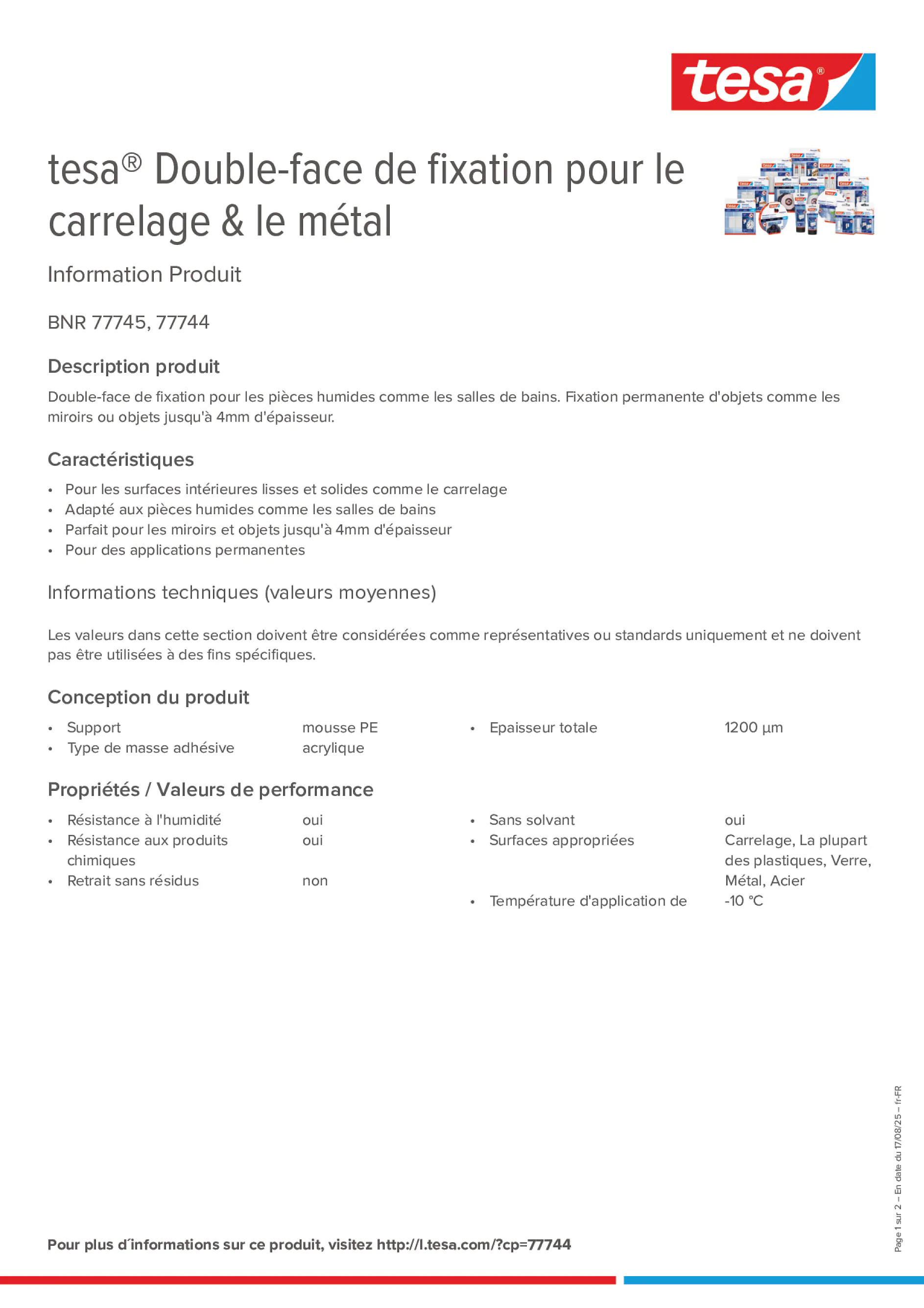 Product information_tesa® 77744_fr-FR