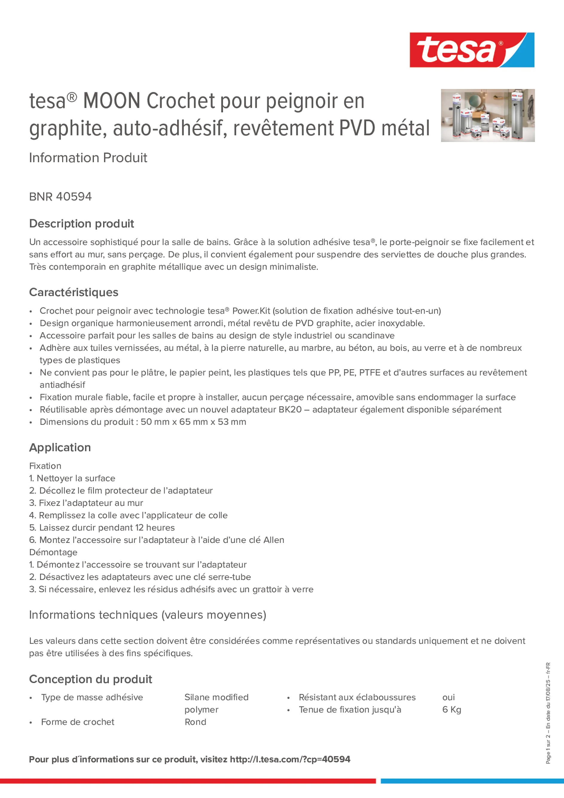 Product information_tesa® 40594_fr-FR
