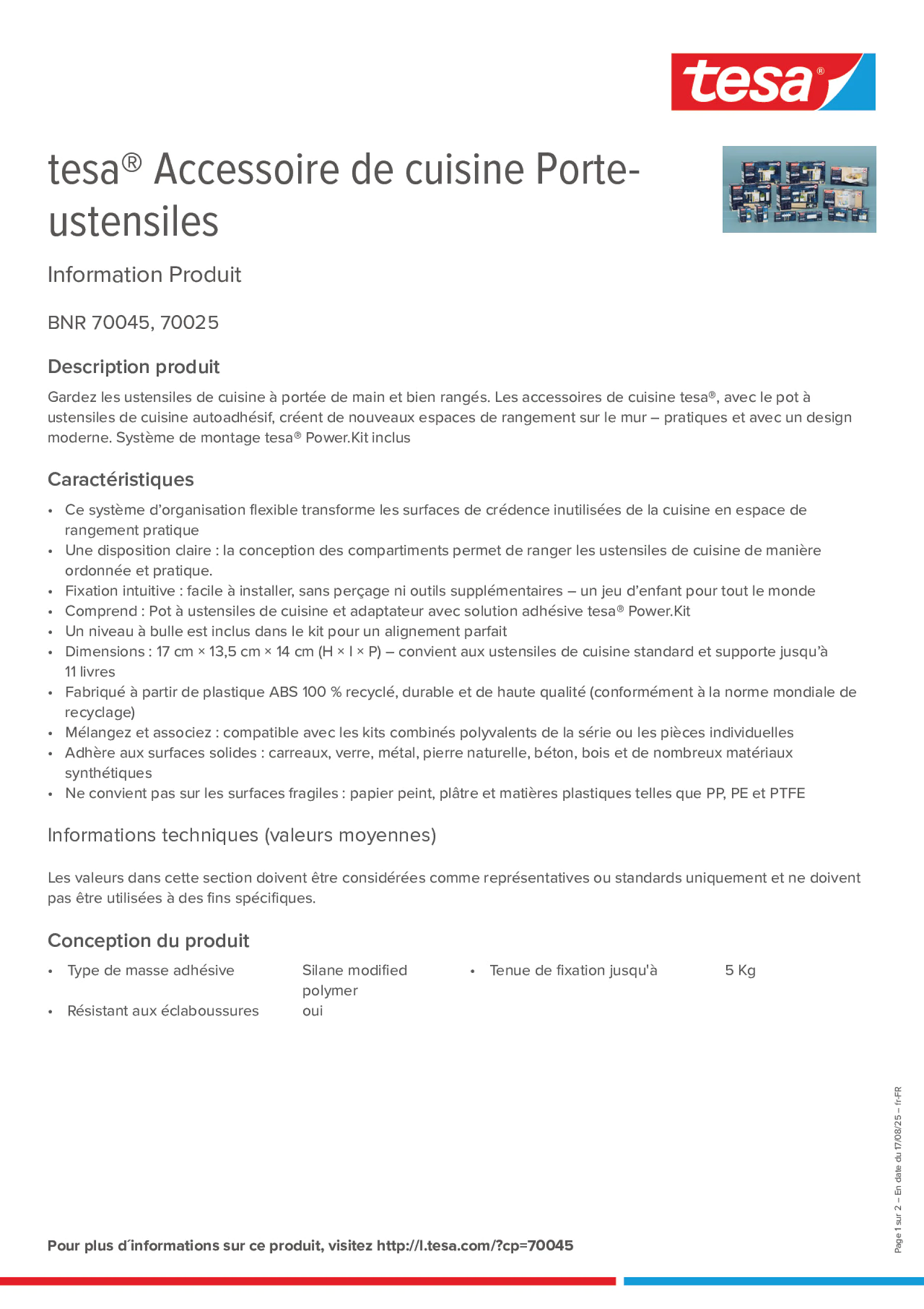 Product information_tesa® 70045_fr-FR