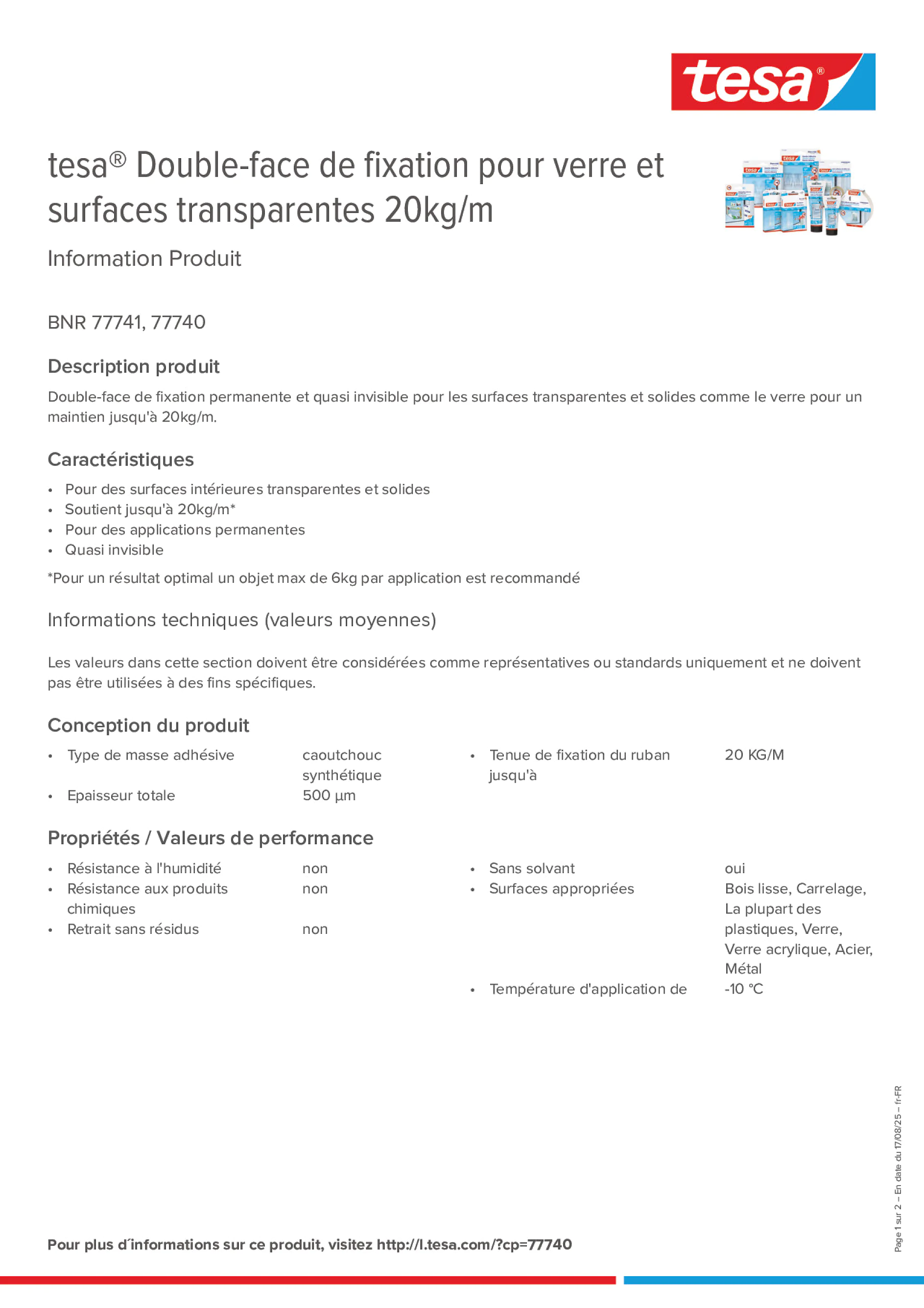 Product information_tesa® 77740_fr-FR