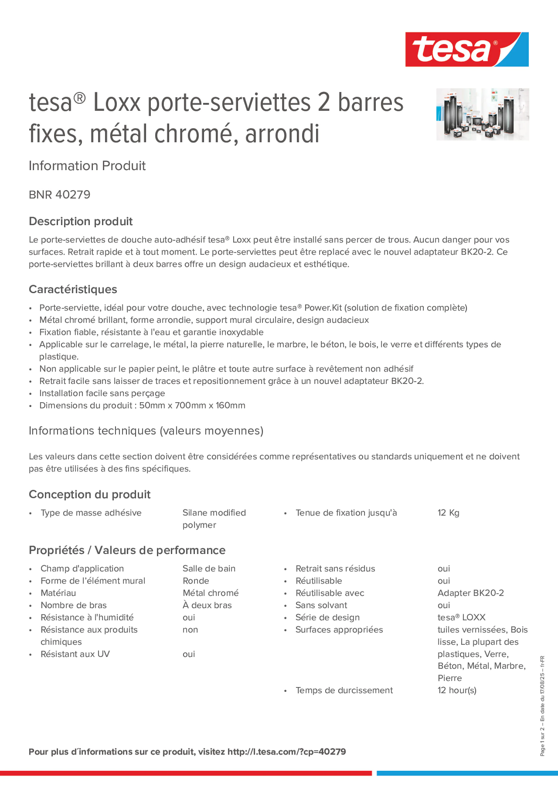 Product information_tesa® 40279_fr-FR