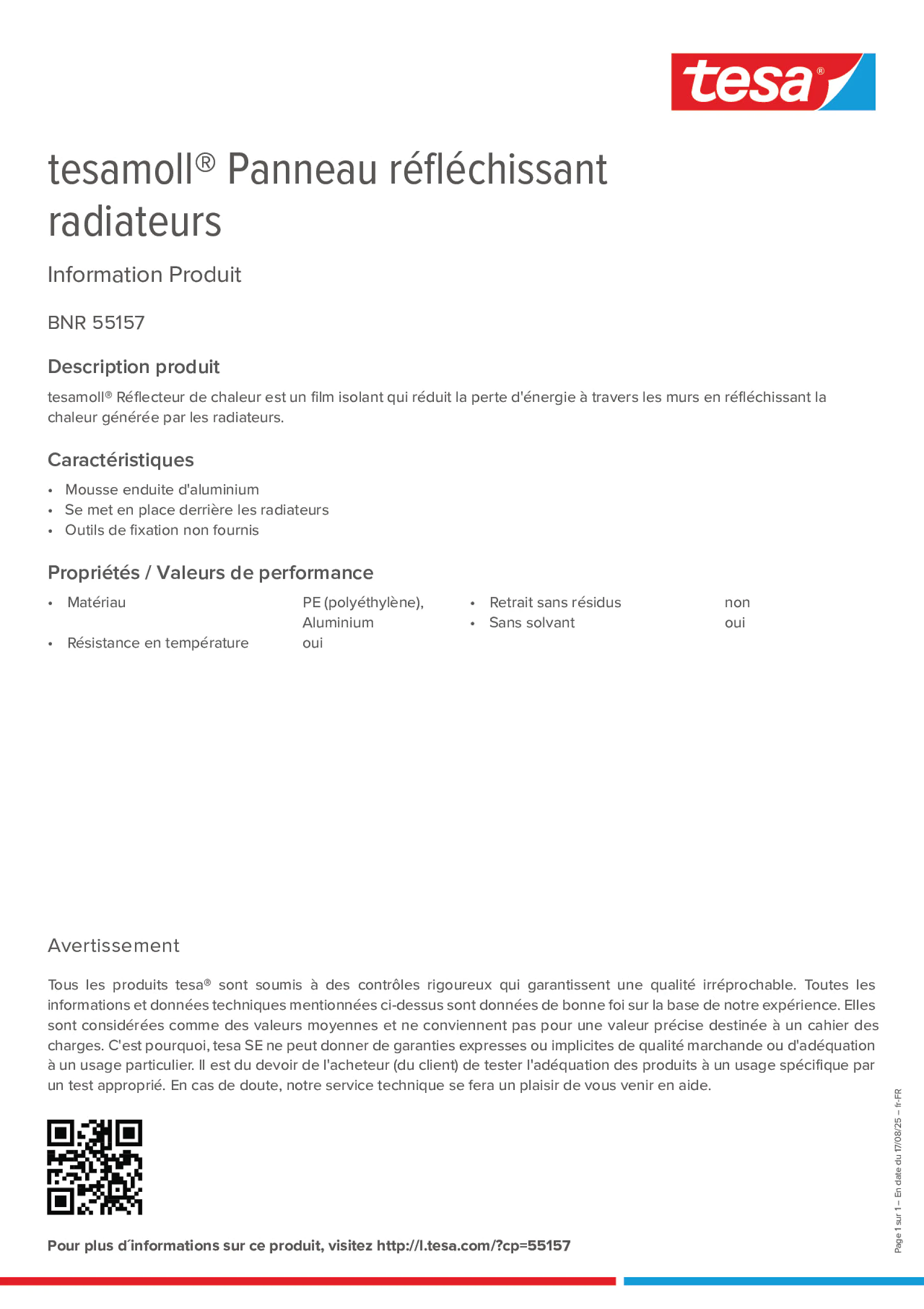 Product information_tesamoll® 55157_fr-FR