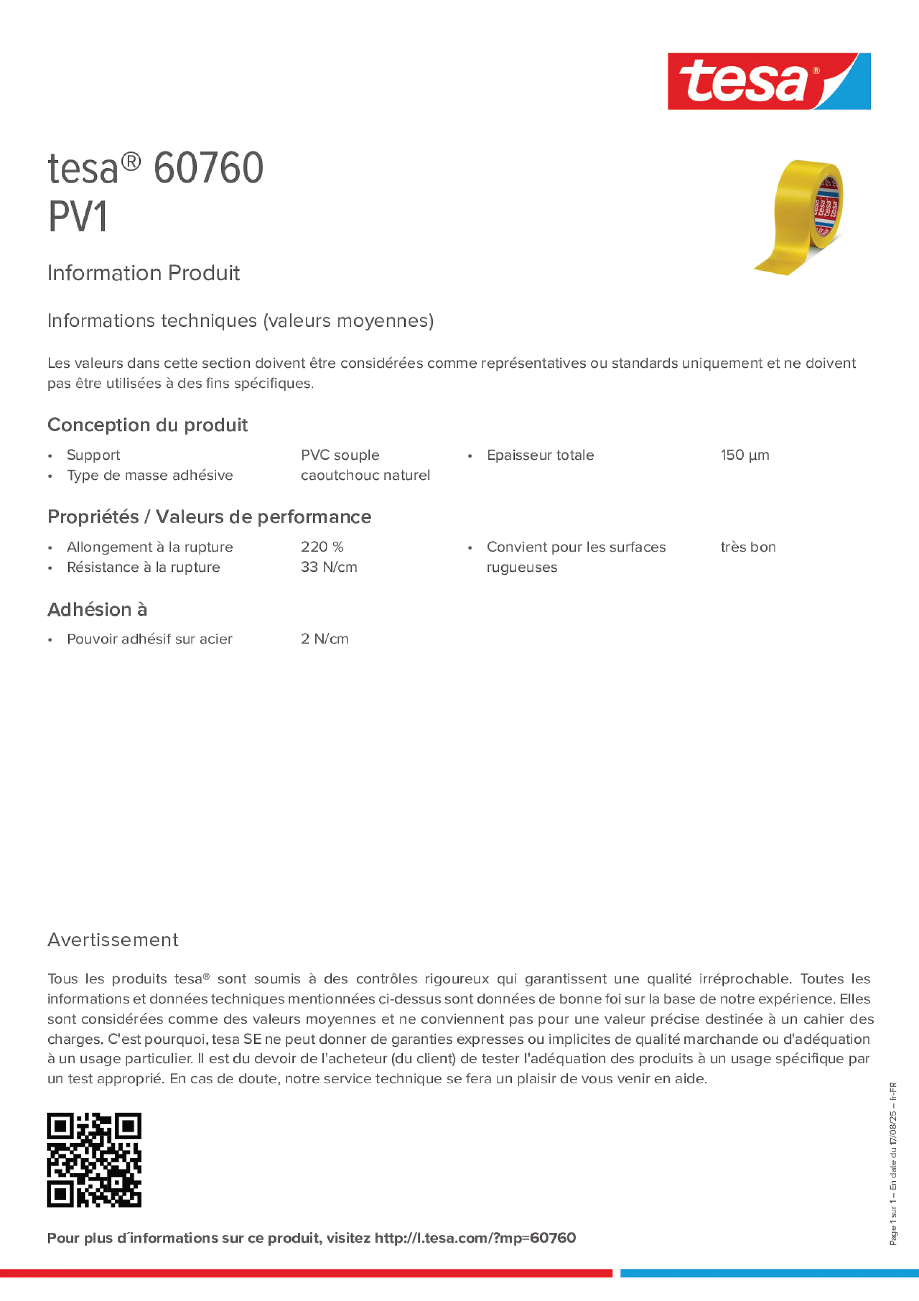 Product information_tesa® 60760_fr-FR