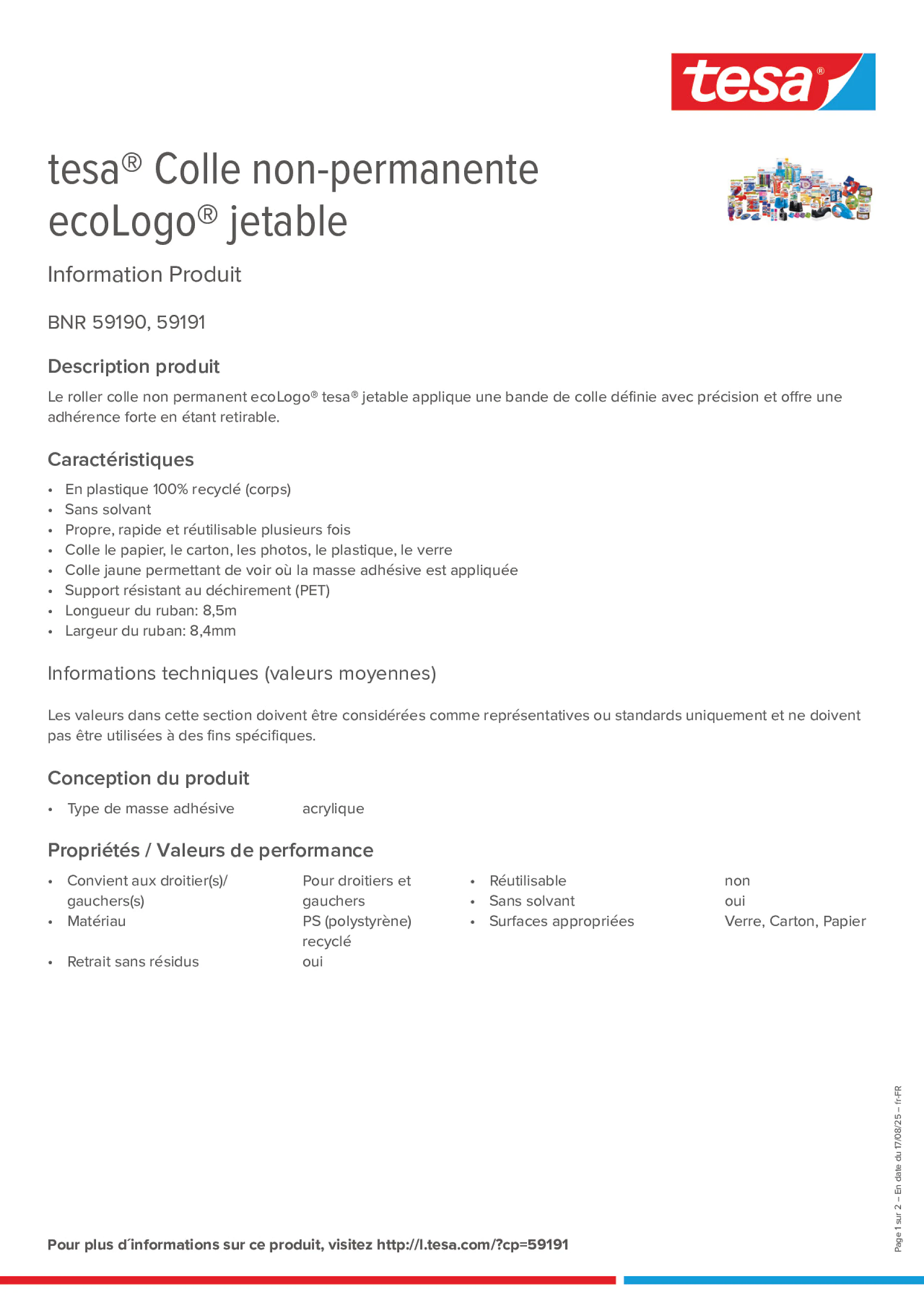 Product information_tesa® 59191_fr-FR