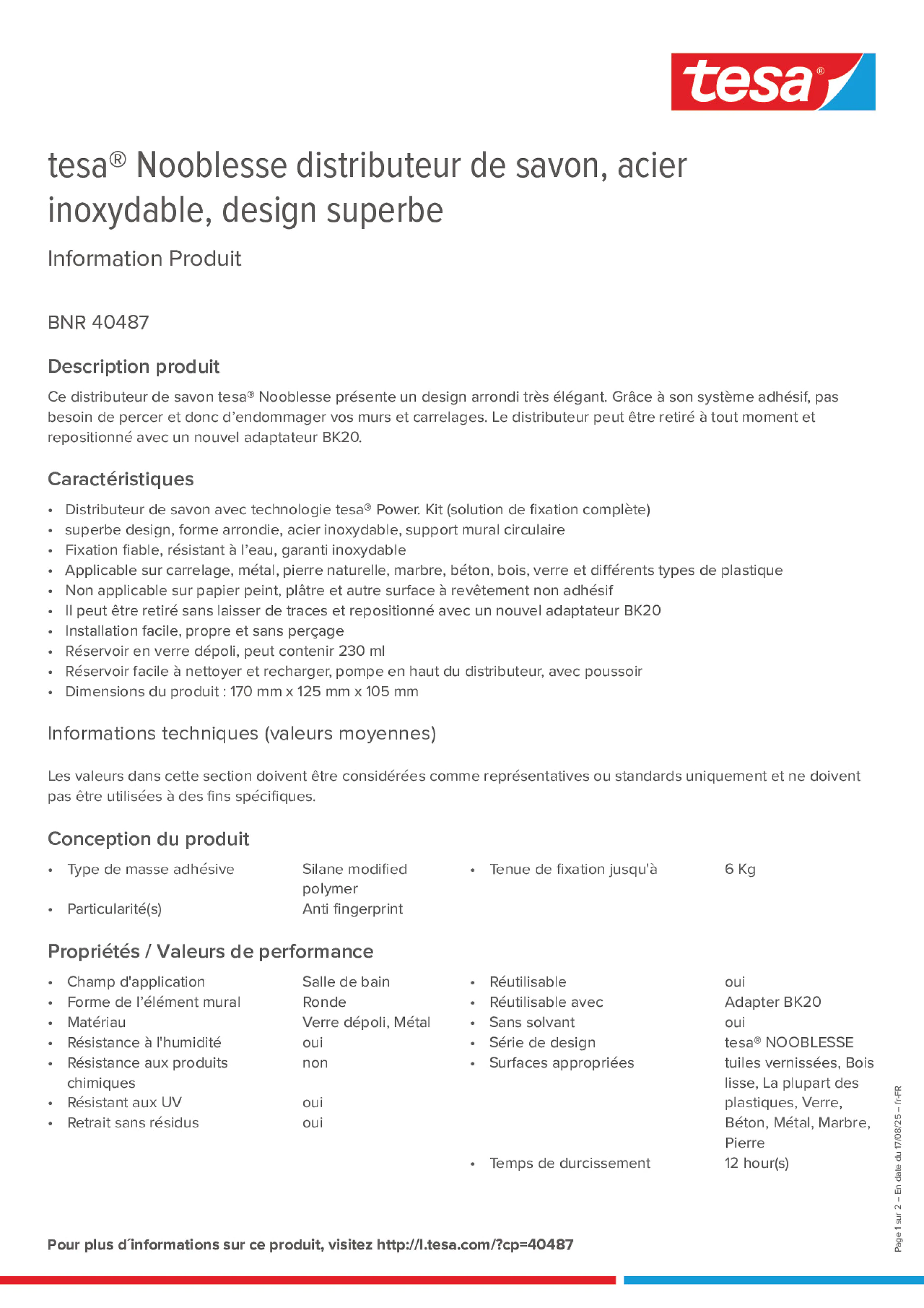 Product information_tesa® 40487_fr-FR