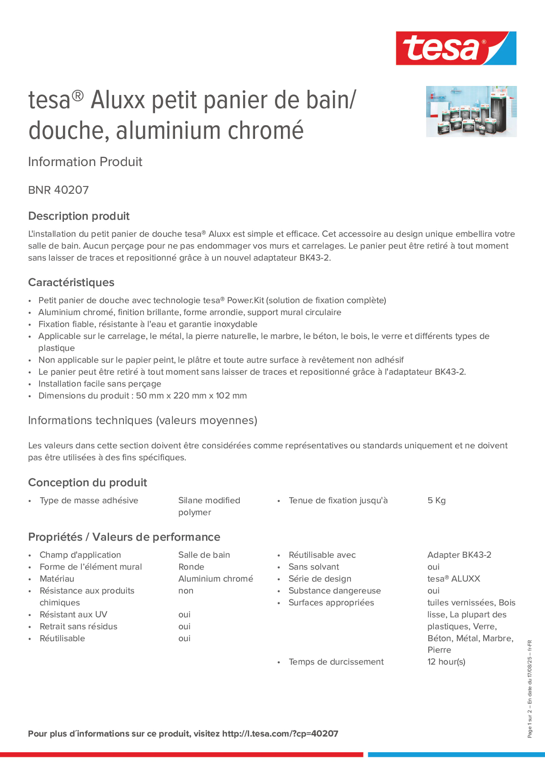 Product information_tesa® 40207_fr-FR