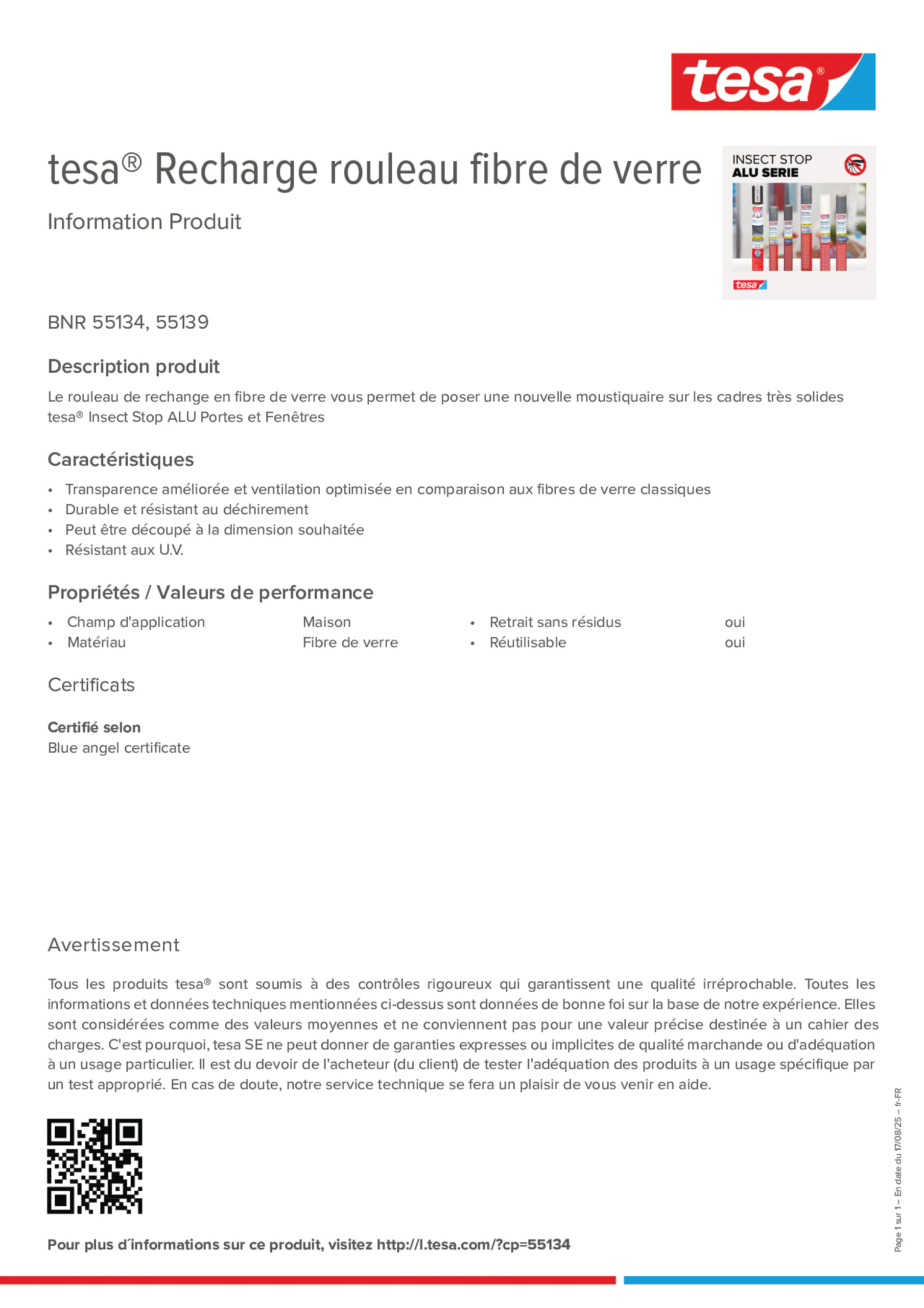 Product information_tesa® 55134_fr-FR