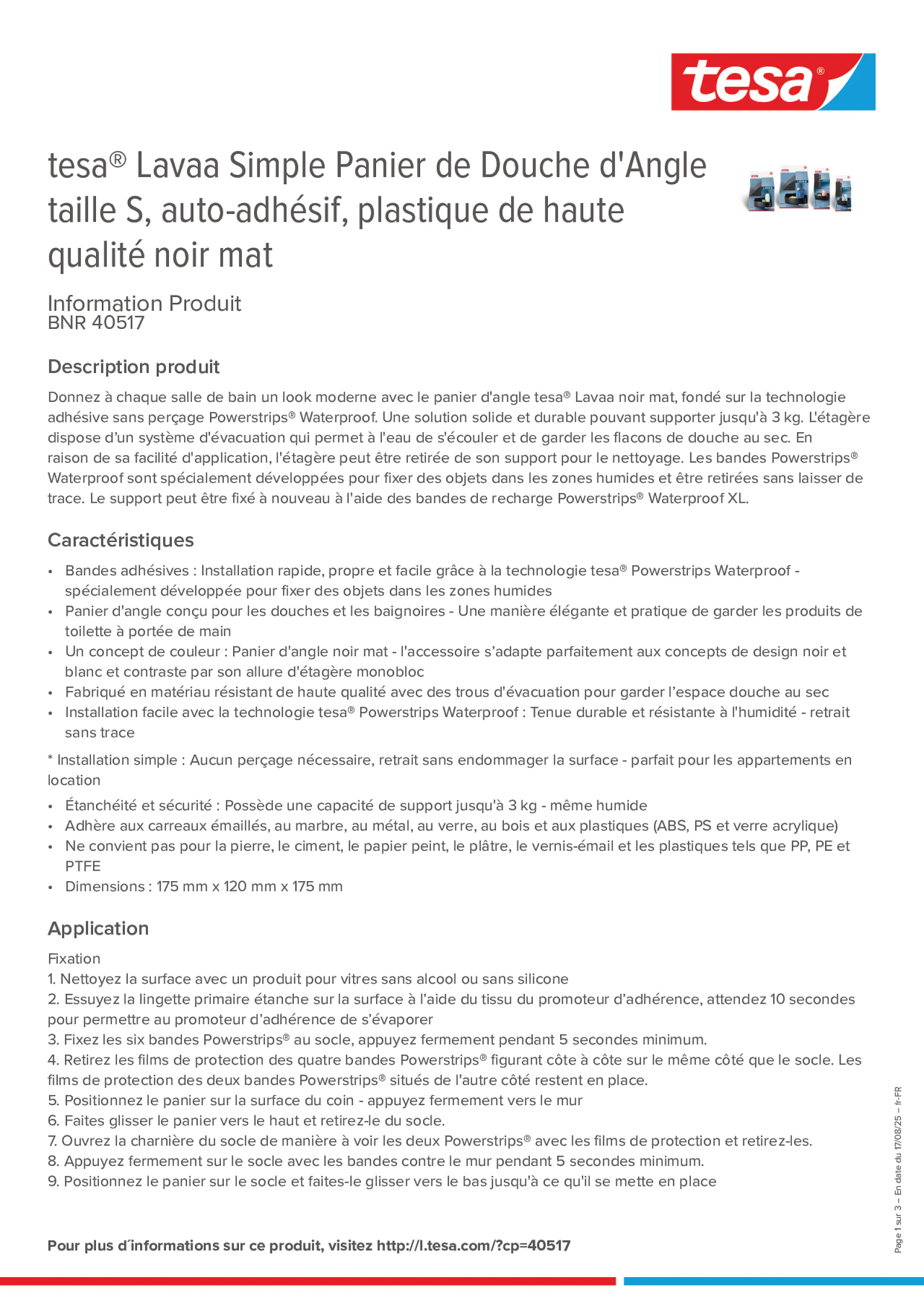 Product information_tesa® 40517_fr-FR