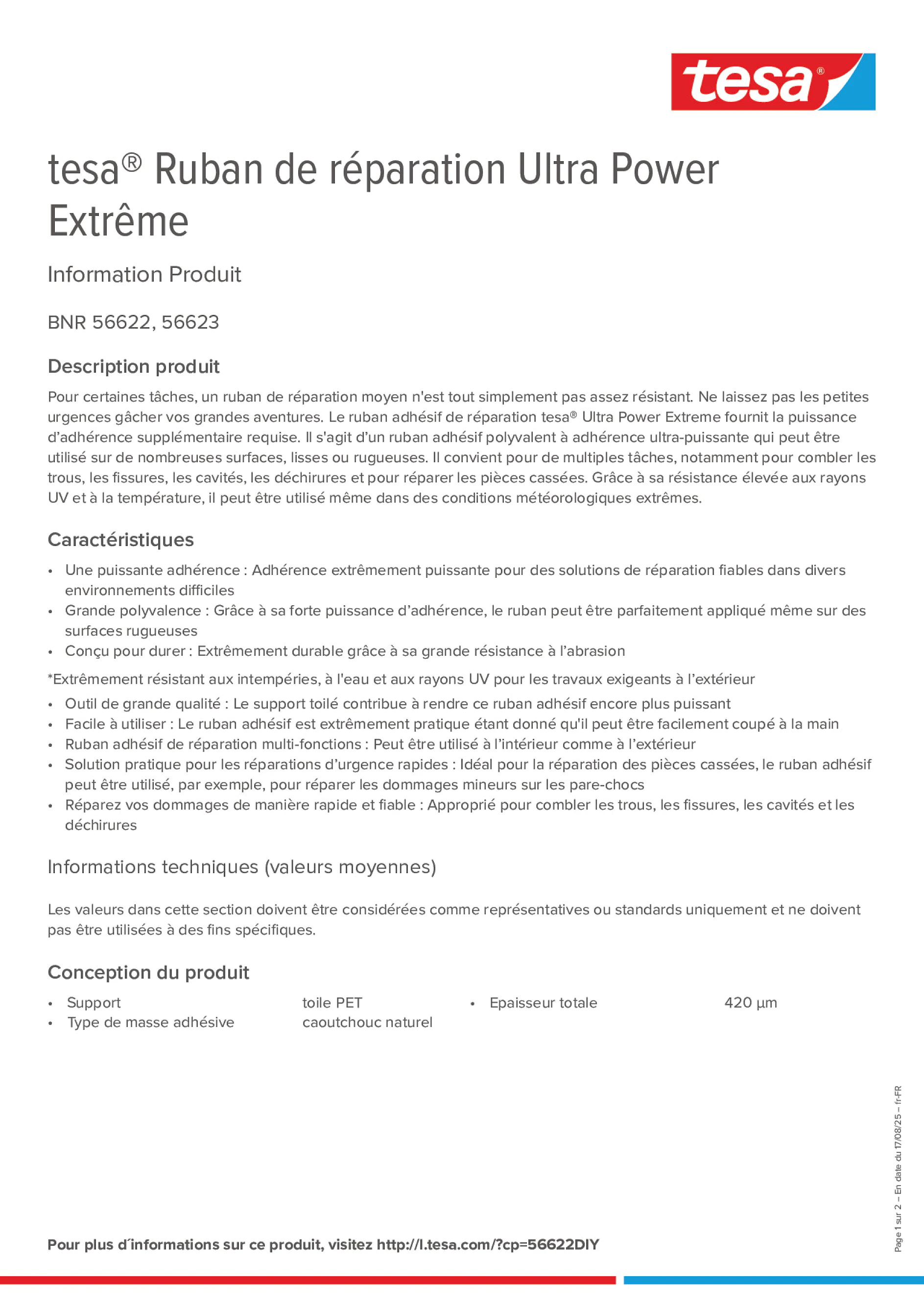 Product information_tesa® 56622_fr-FR