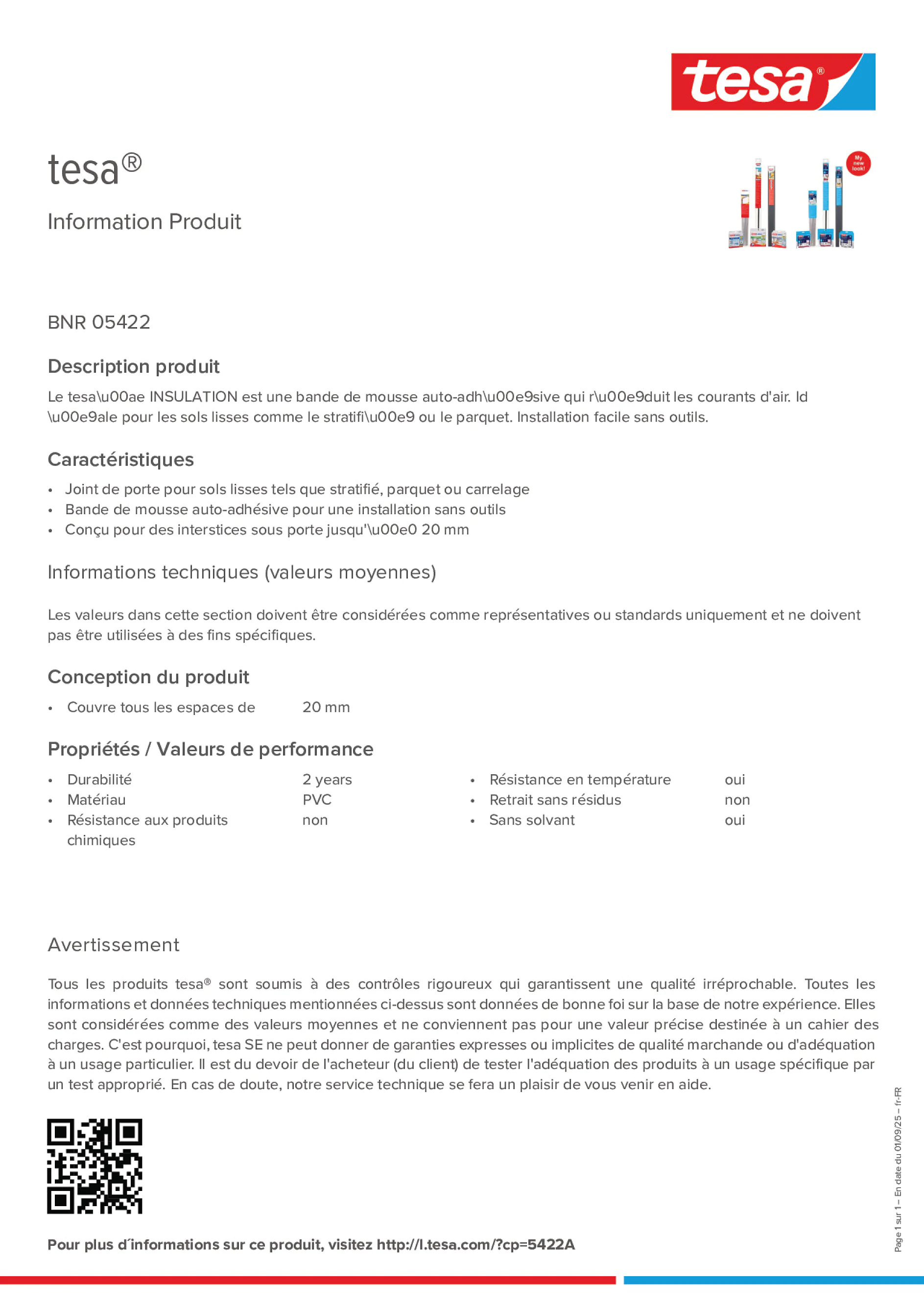 Product information_tesa® 05422_fr-FR