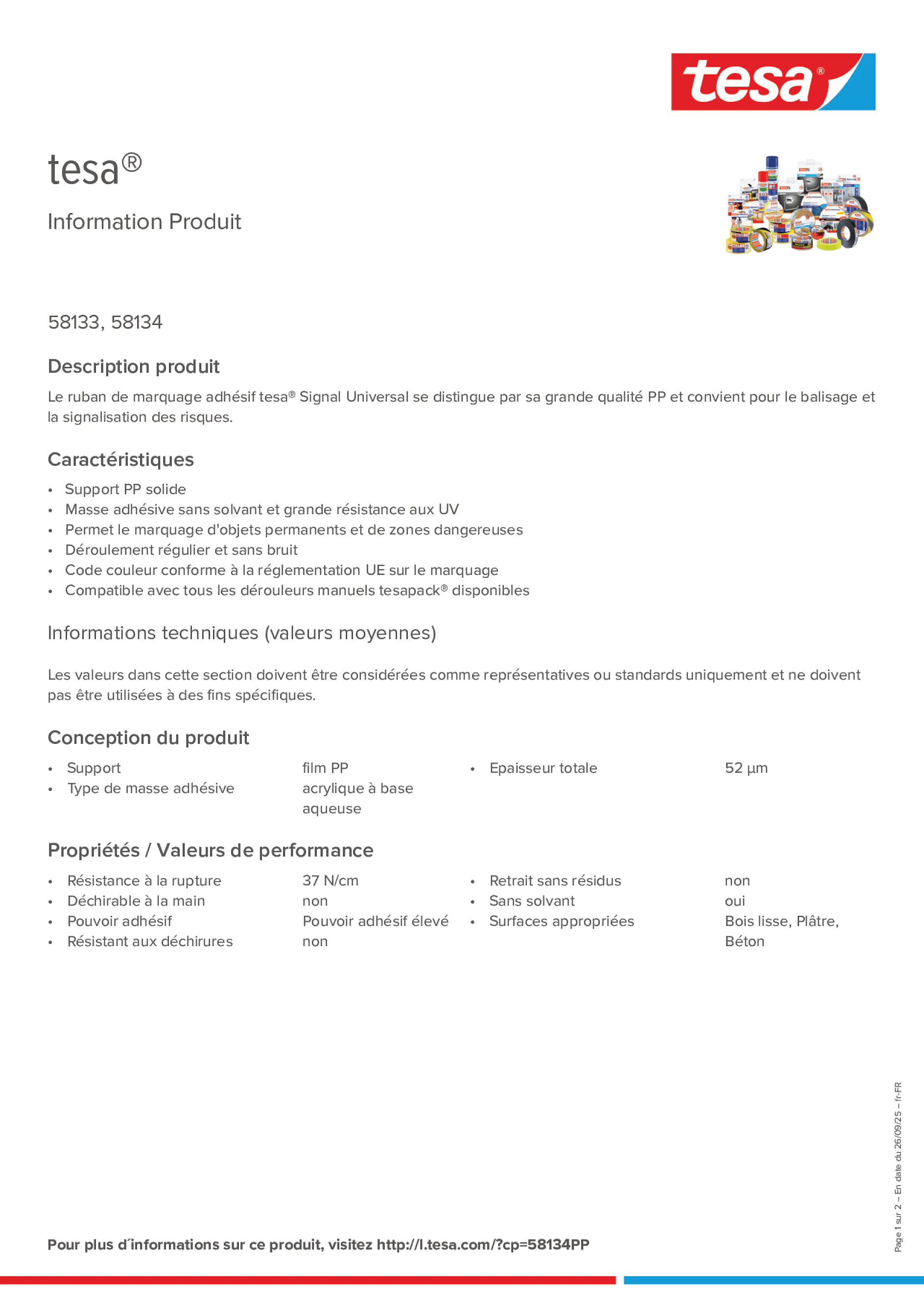Product information_tesa® 58133_fr-FR