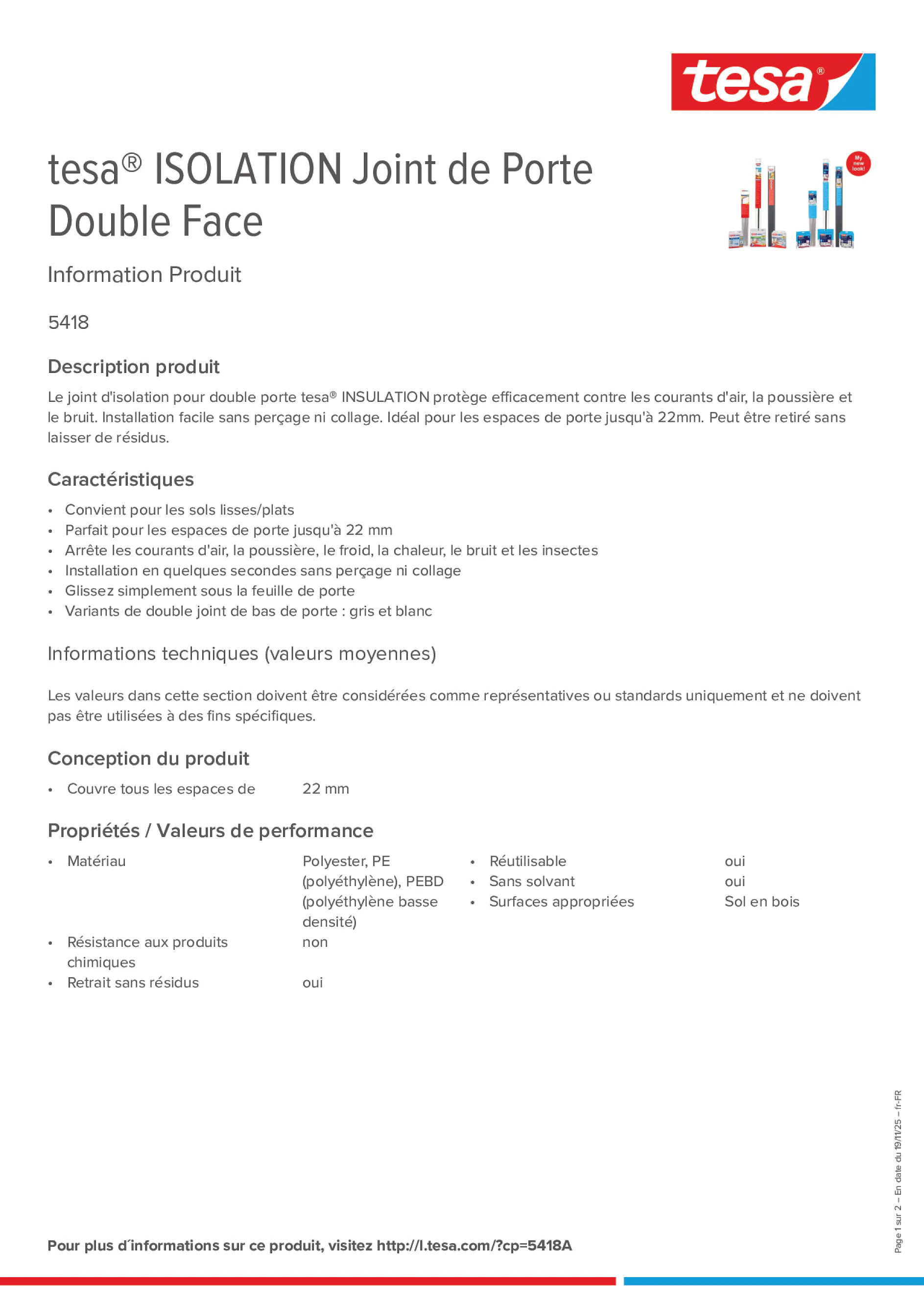 Product information_tesa® 05418_fr-FR