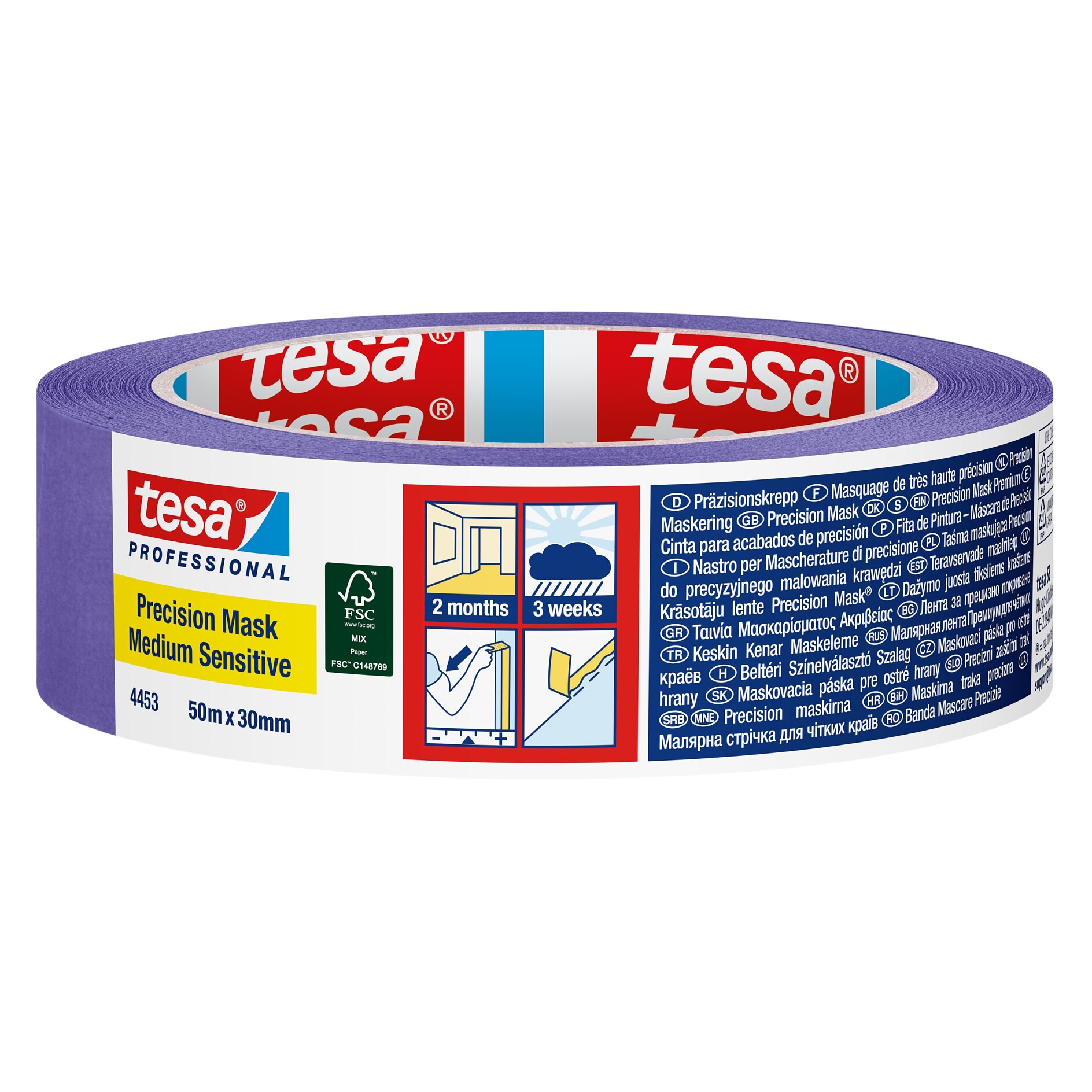 Tesa Precision Mask 50 Mm X 50 M. Outdoor - A/S