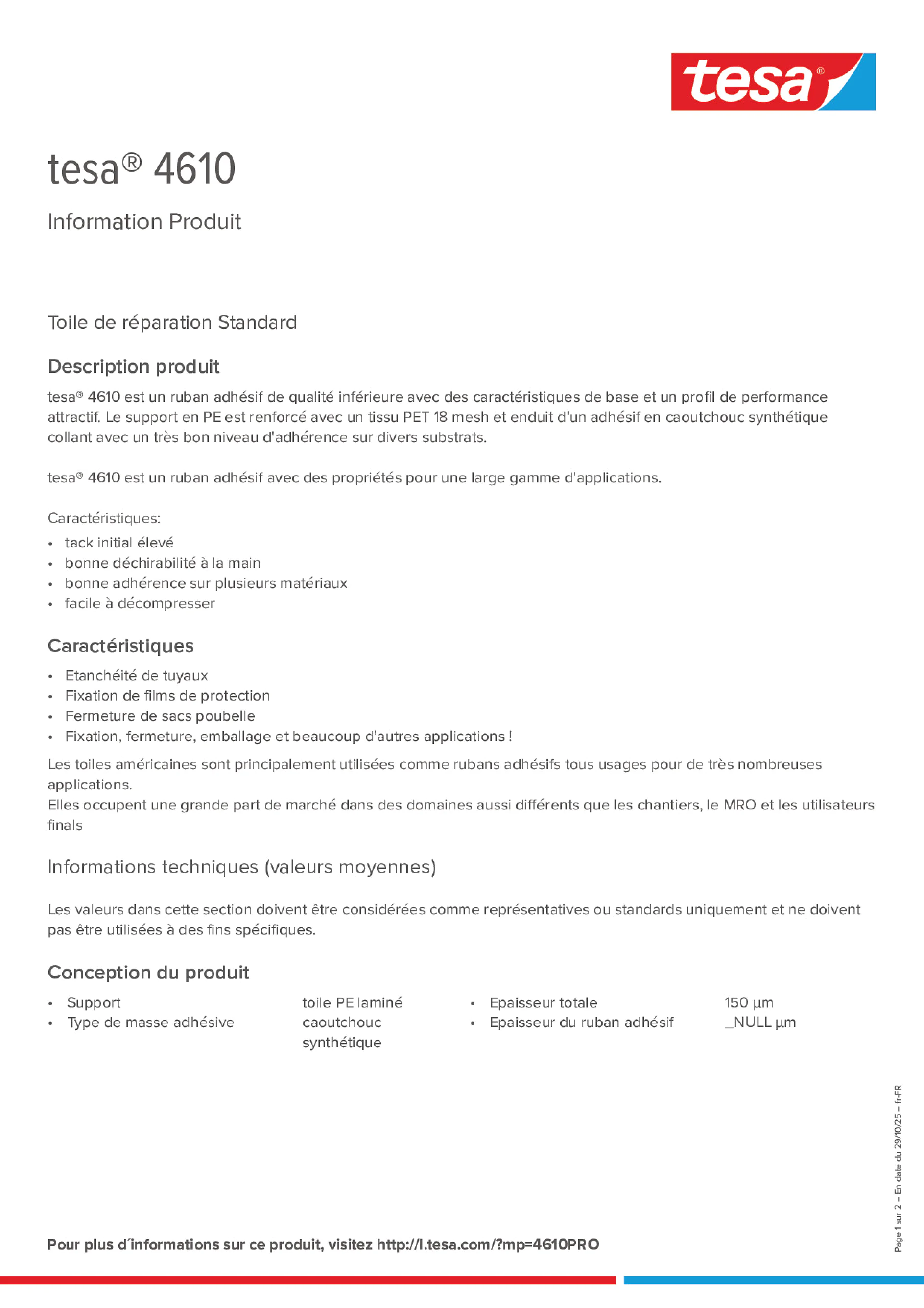 Product information_tesa® 04610_fr-FR