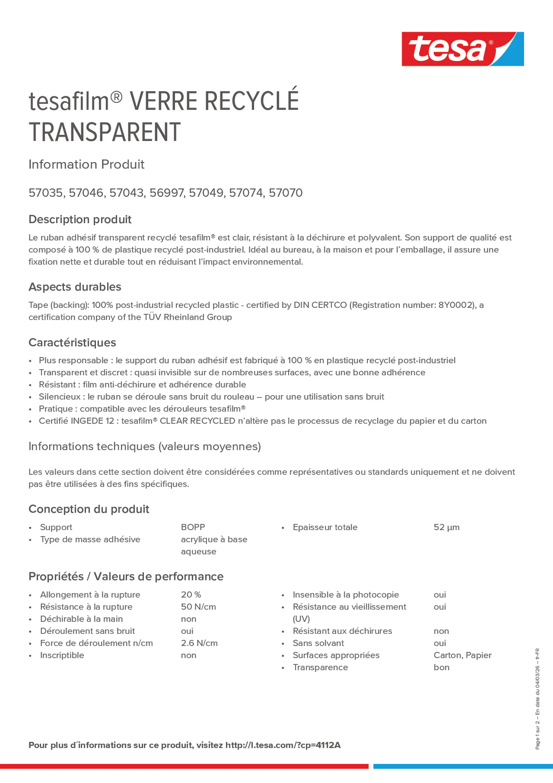 Product information_tesafilm® 57035_fr-FR