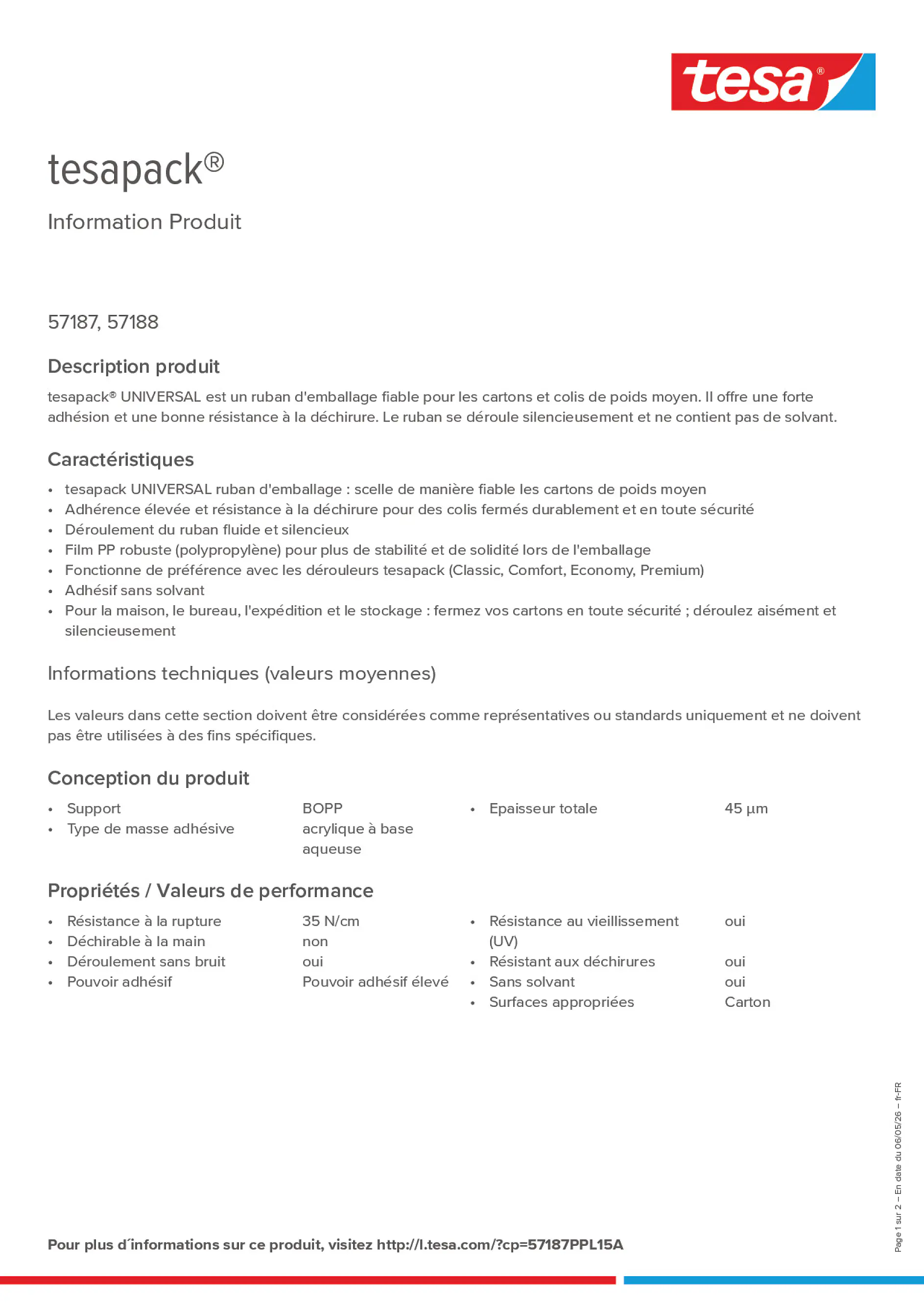 Product information_tesapack® 57187PPL15A_fr-FR