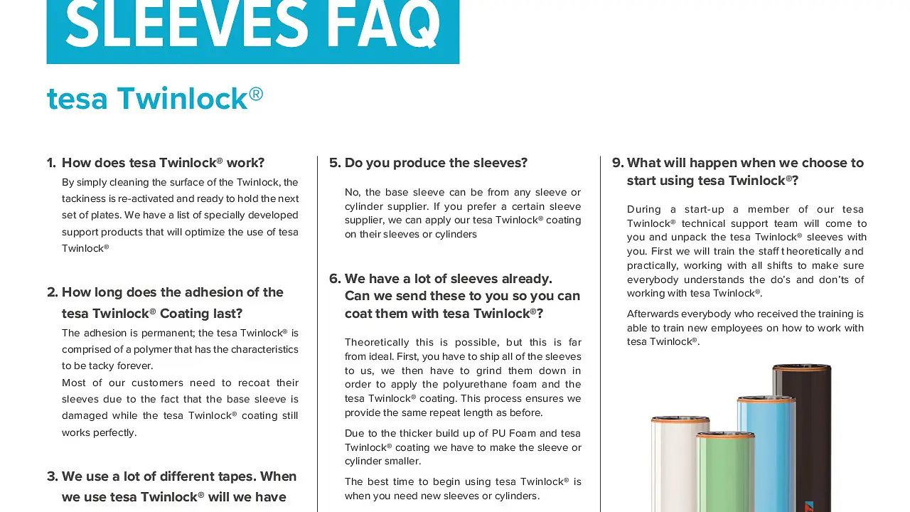 tesa Twinlock FAQ