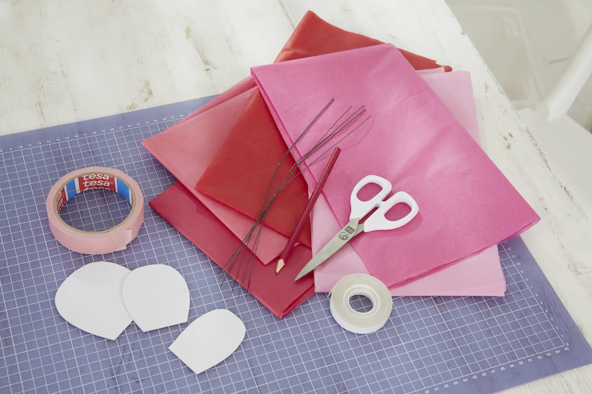 DIY Tissue Paper Rose / Step 1: Overview