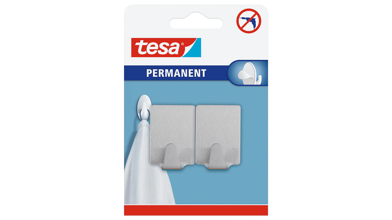 [en-en] Permanent hooks Rectangular L Metal
