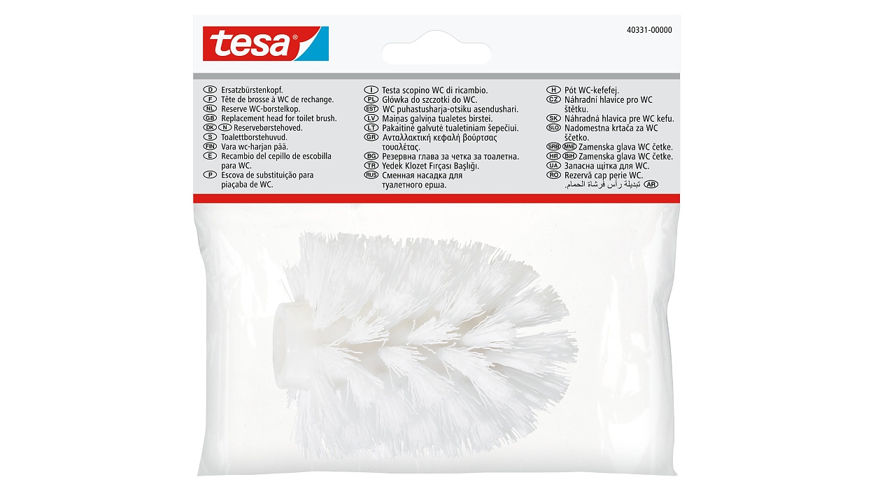 [en-en] tesa Spare Head For Toilet Brush White