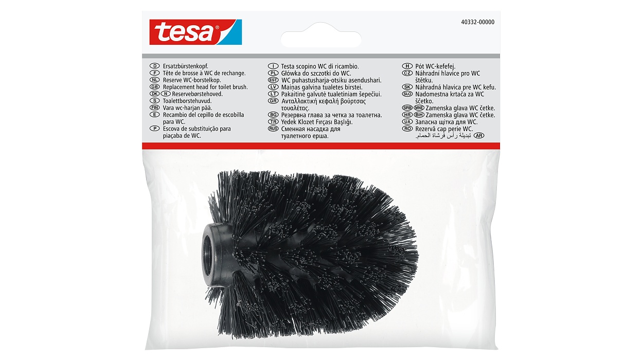 [en-en] tesa Spare Head For Toilet Brush Black