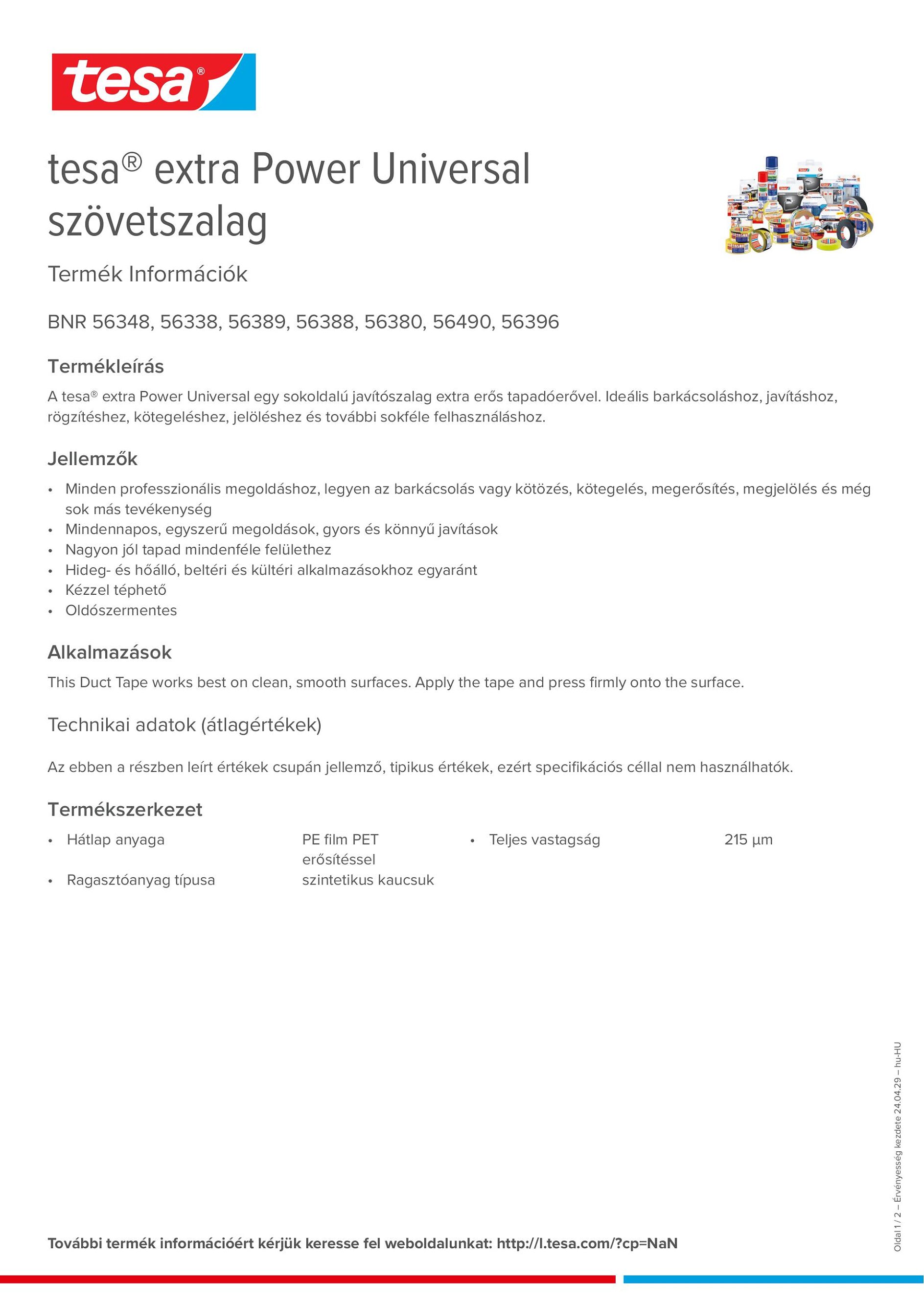 Product information_tesa® extra Power 56348_hu-HU