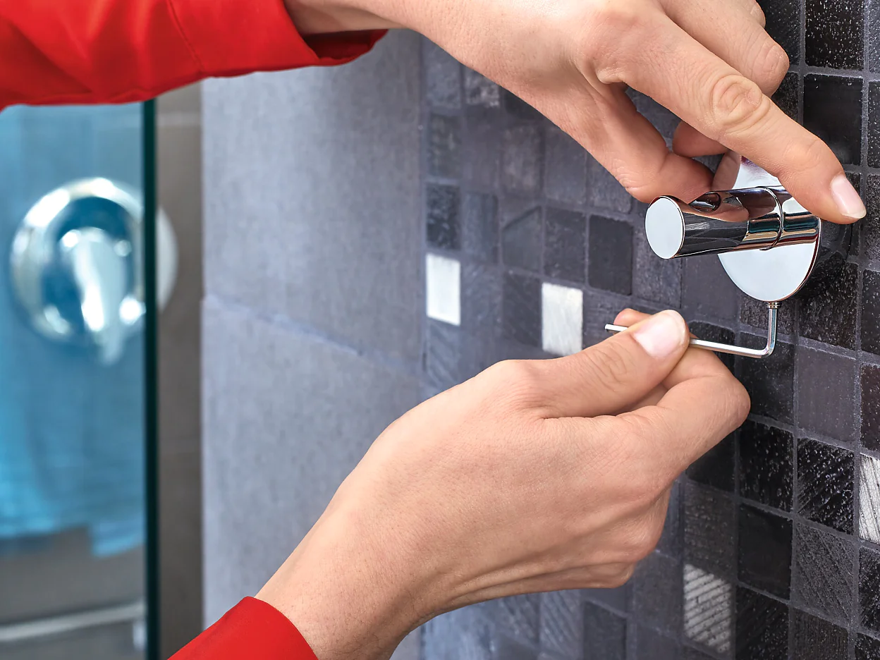 [en-en] tesa Powerbutton Hook Premium Chrome,, tesa Powerbutton Premium Hook matt
