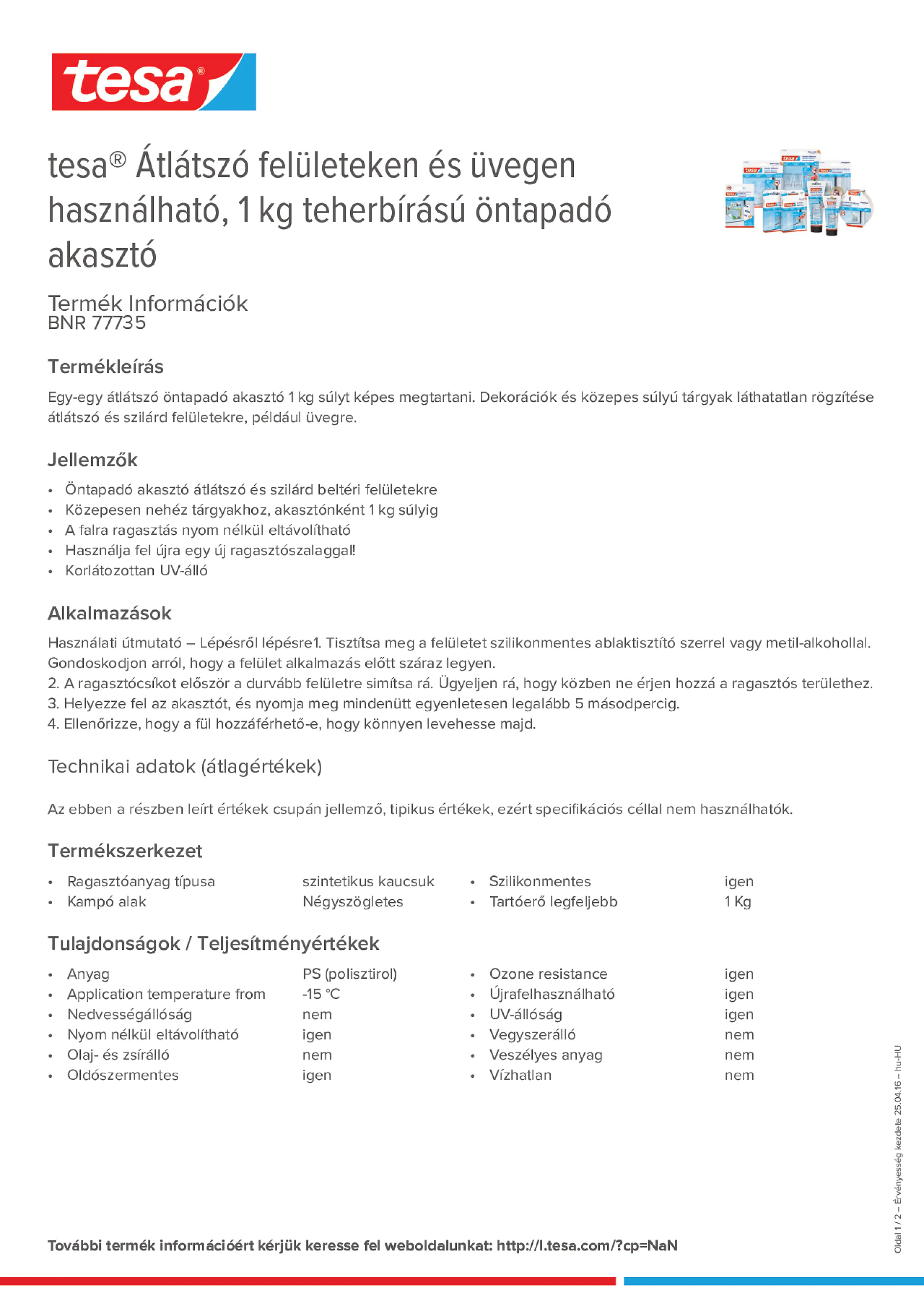 Product information_tesa® 77735_hu-HU