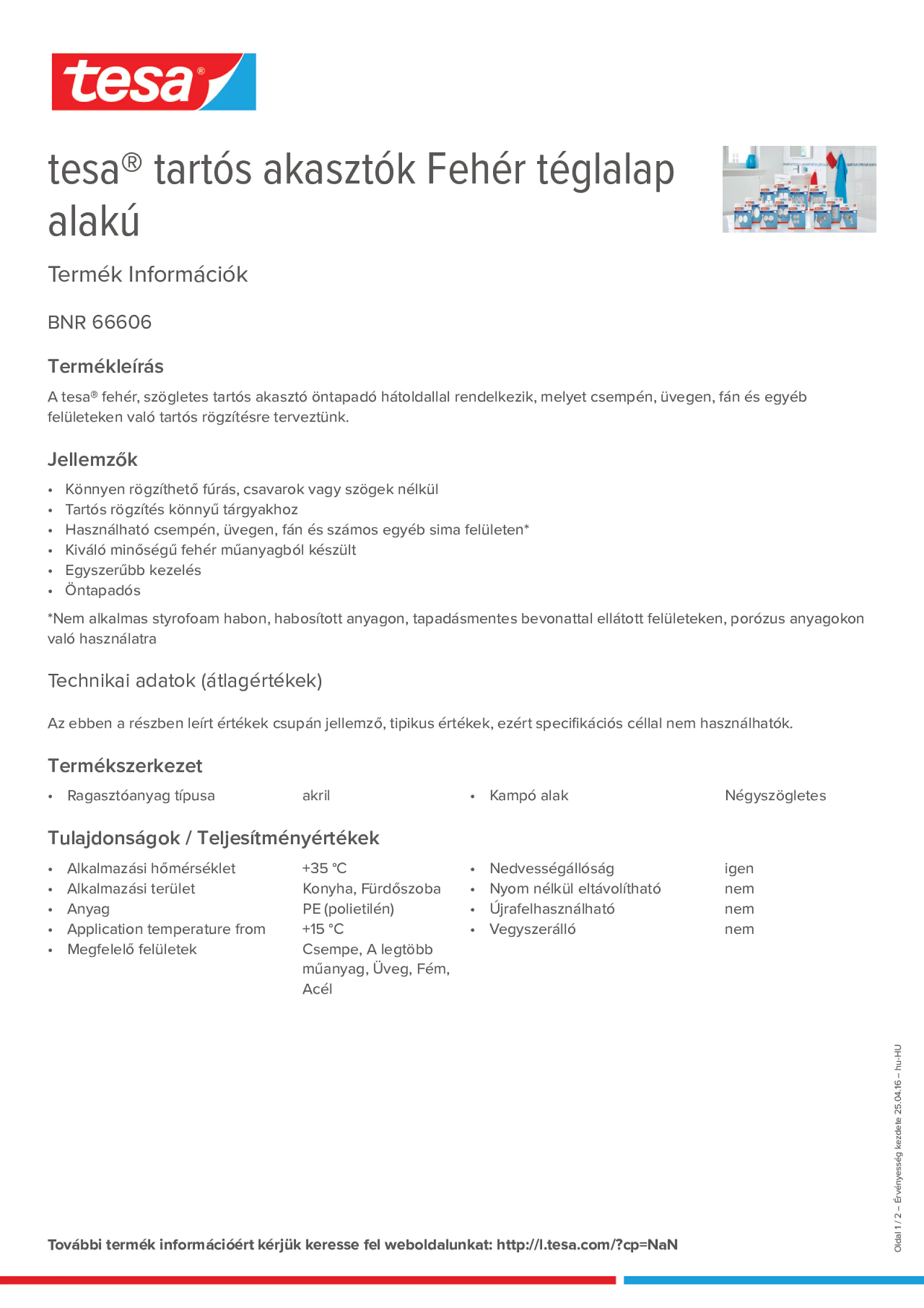 Product information_tesa® 66606_hu-HU
