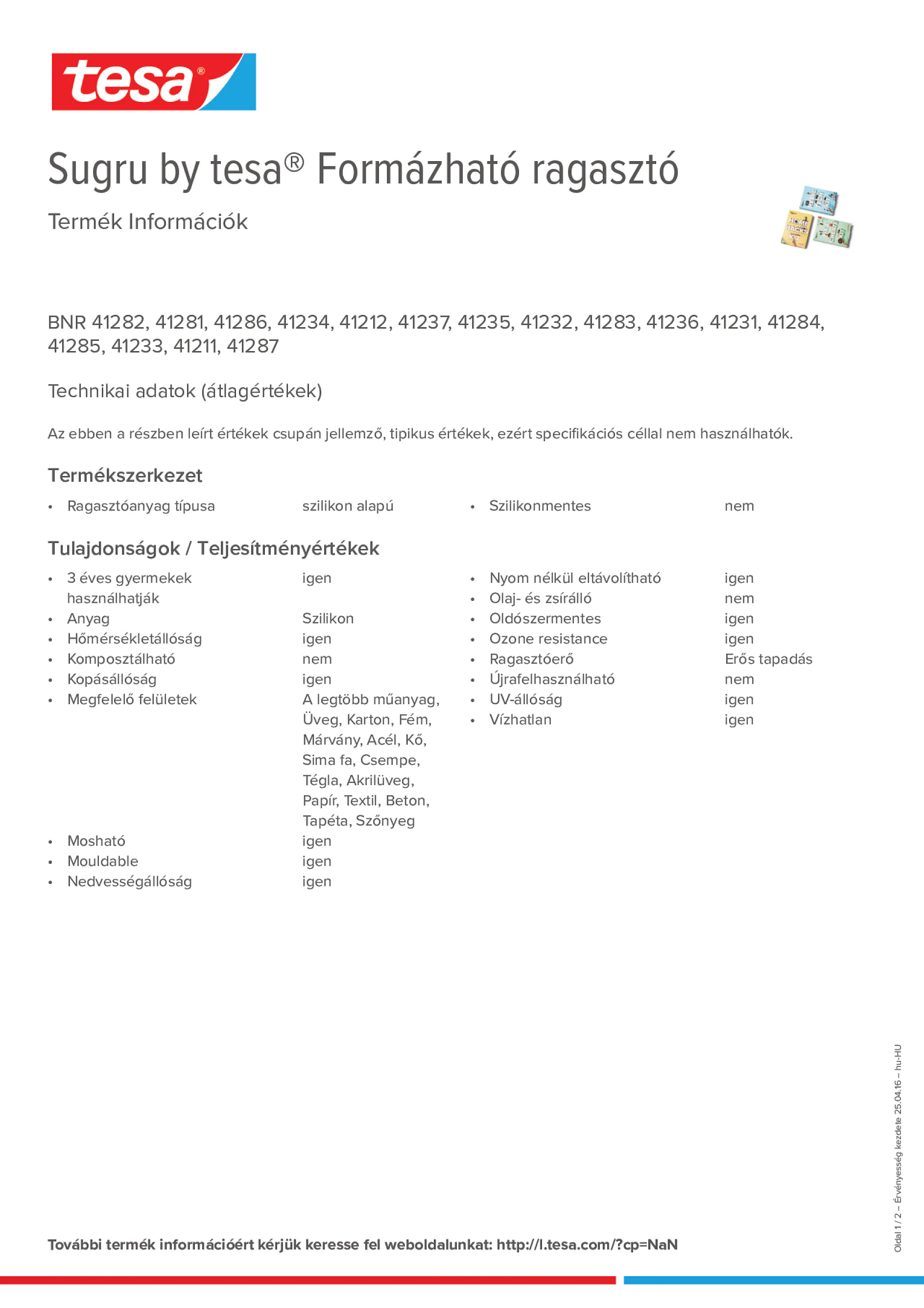 Product information_Sugru by tesa® 41282_hu-HU
